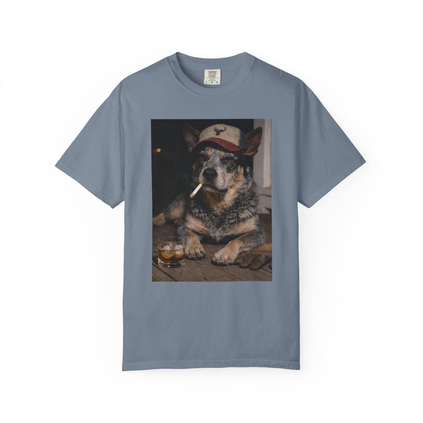 Funny Blue Heeler Shirt, Australian Cattle Dog T-Shirt, Blue Collar Man Gag Gift Tee, Hilarious Meme Humor Comfort Colors® Tshirt