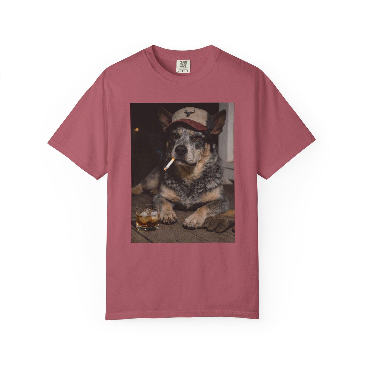 Funny Blue Heeler Shirt, Australian Cattle Dog T-Shirt, Blue Collar Man Gag Gift Tee, Hilarious Meme Humor Comfort Colors® Tshirt