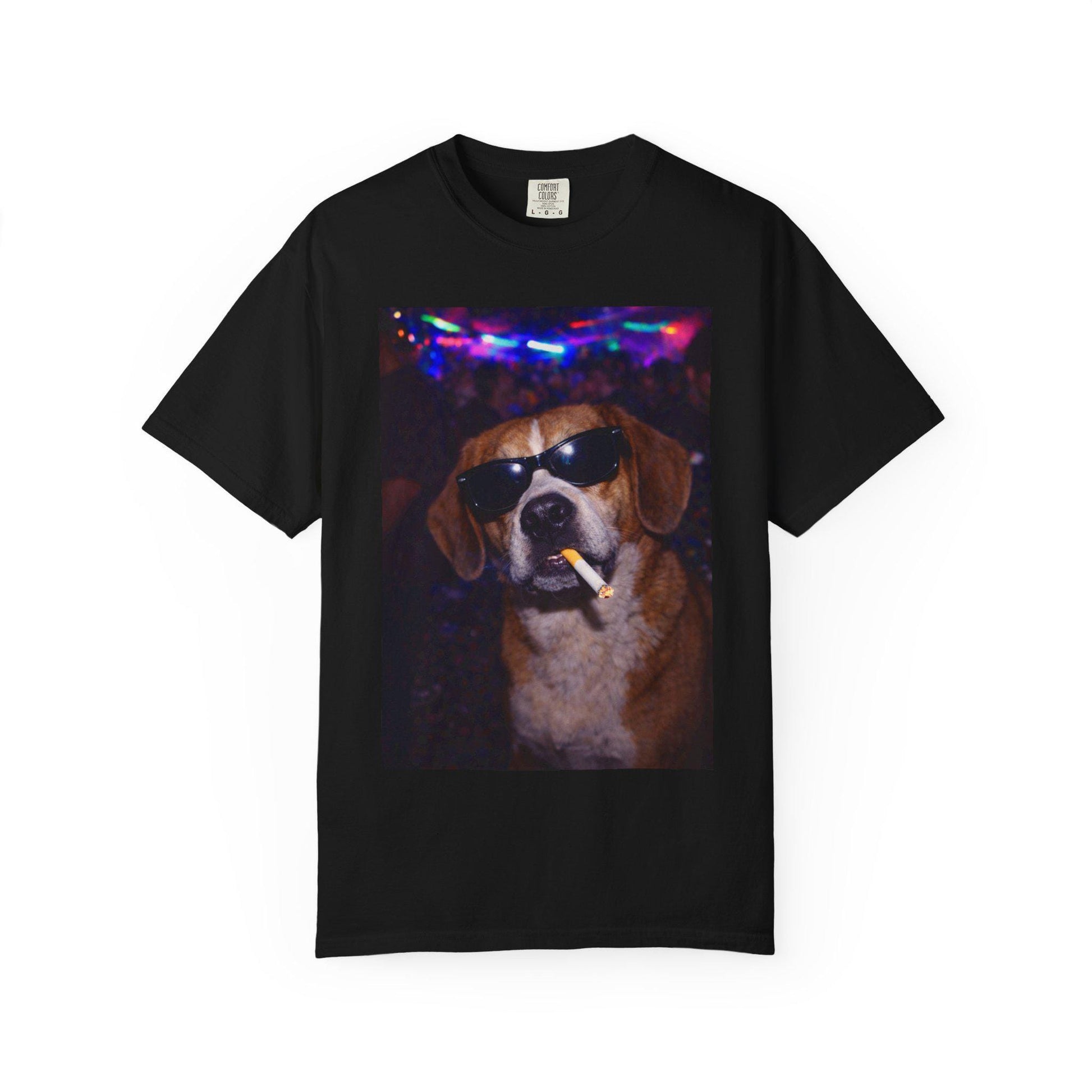 Funny Beagle Shirt, Hilarious Dogs Smoking Night Club T-Shirt, Party Animal Tee Gift, I Got That Dog In Me y2k Tshirt, Rave Attire