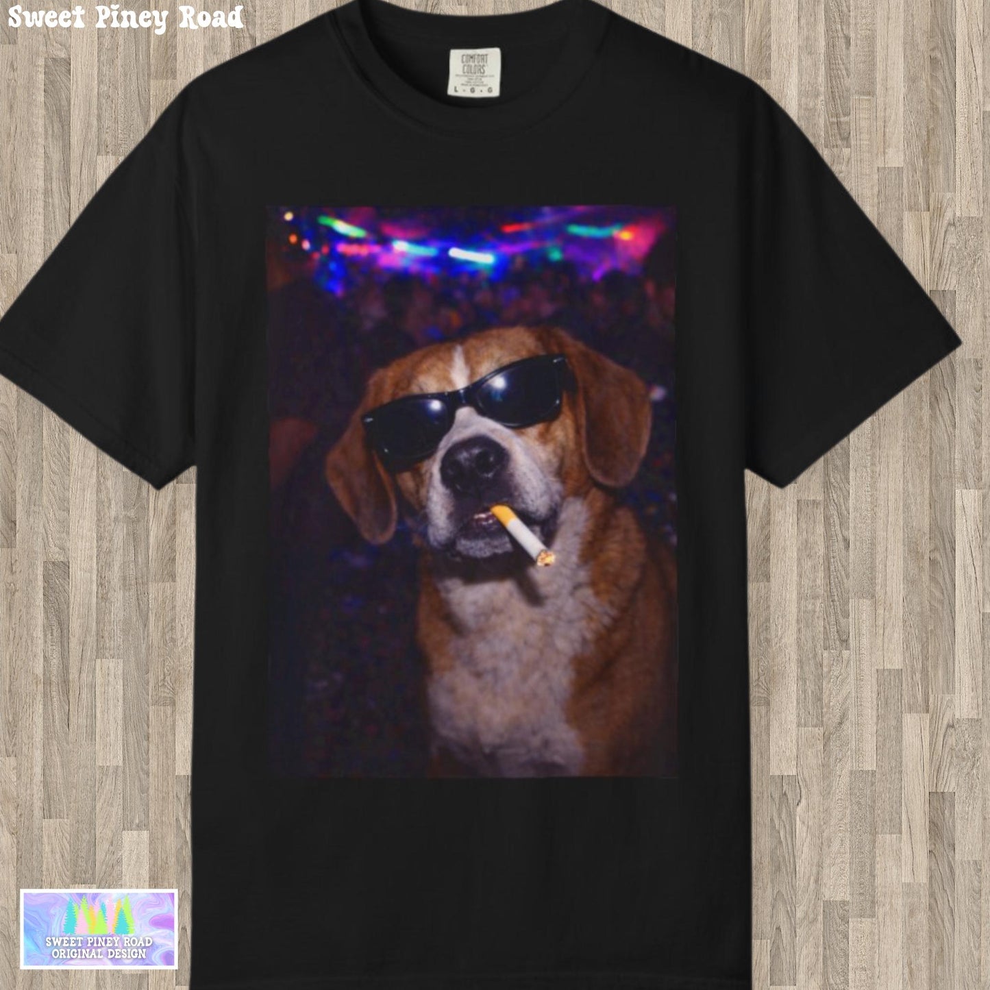 Funny Beagle Shirt, Hilarious Dogs Smoking Night Club T-Shirt, Party Animal Tee Gift, I Got That Dog In Me y2k Tshirt, Rave Attire