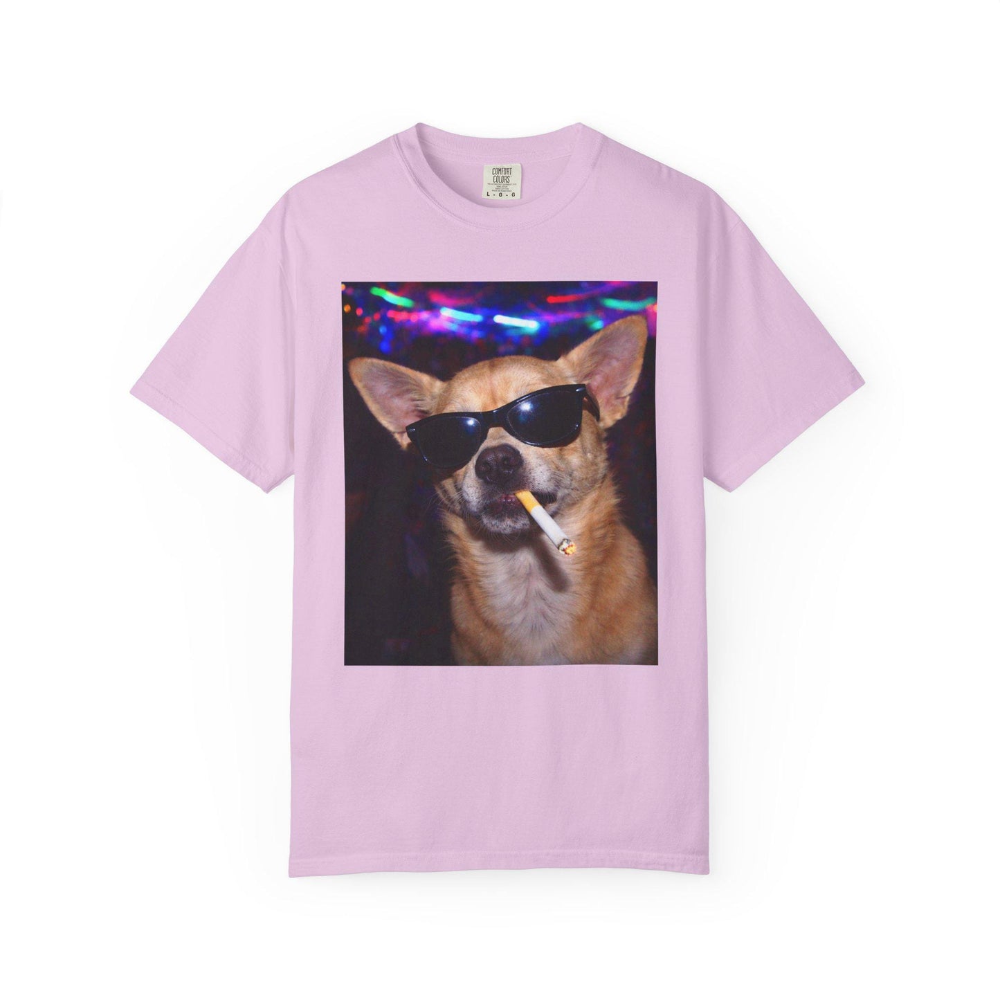 Funny Chihuahua Shirt, Hilarious Dogs Smoking Night Club T-Shirt, Rave Party Animal Tee Gift, I Got That Dog In Me y2k Tshirt
