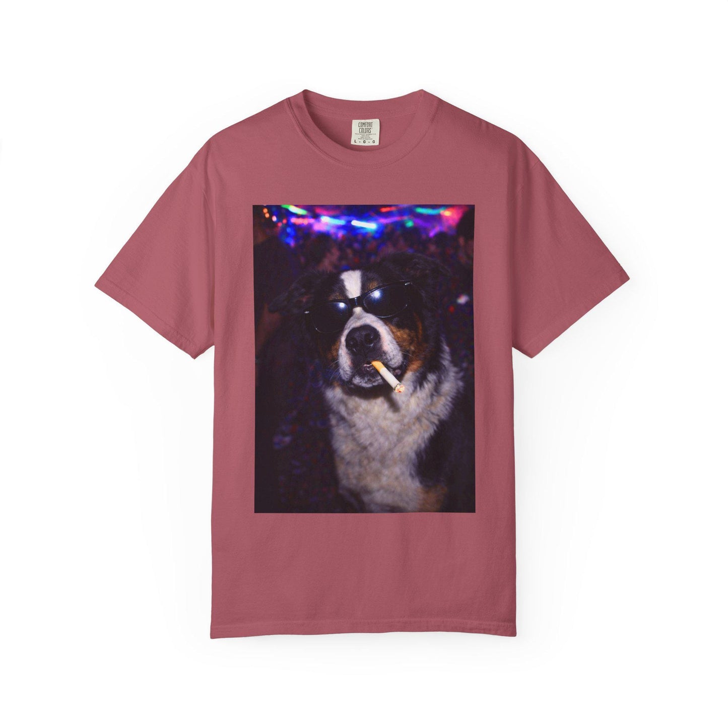 Funny Border Collie Shirt, Hilarious Dogs Smoking Night Club T-Shirt, Party Animal Tee Gift, I Got That Dog In Me y2k Rave Tshirt