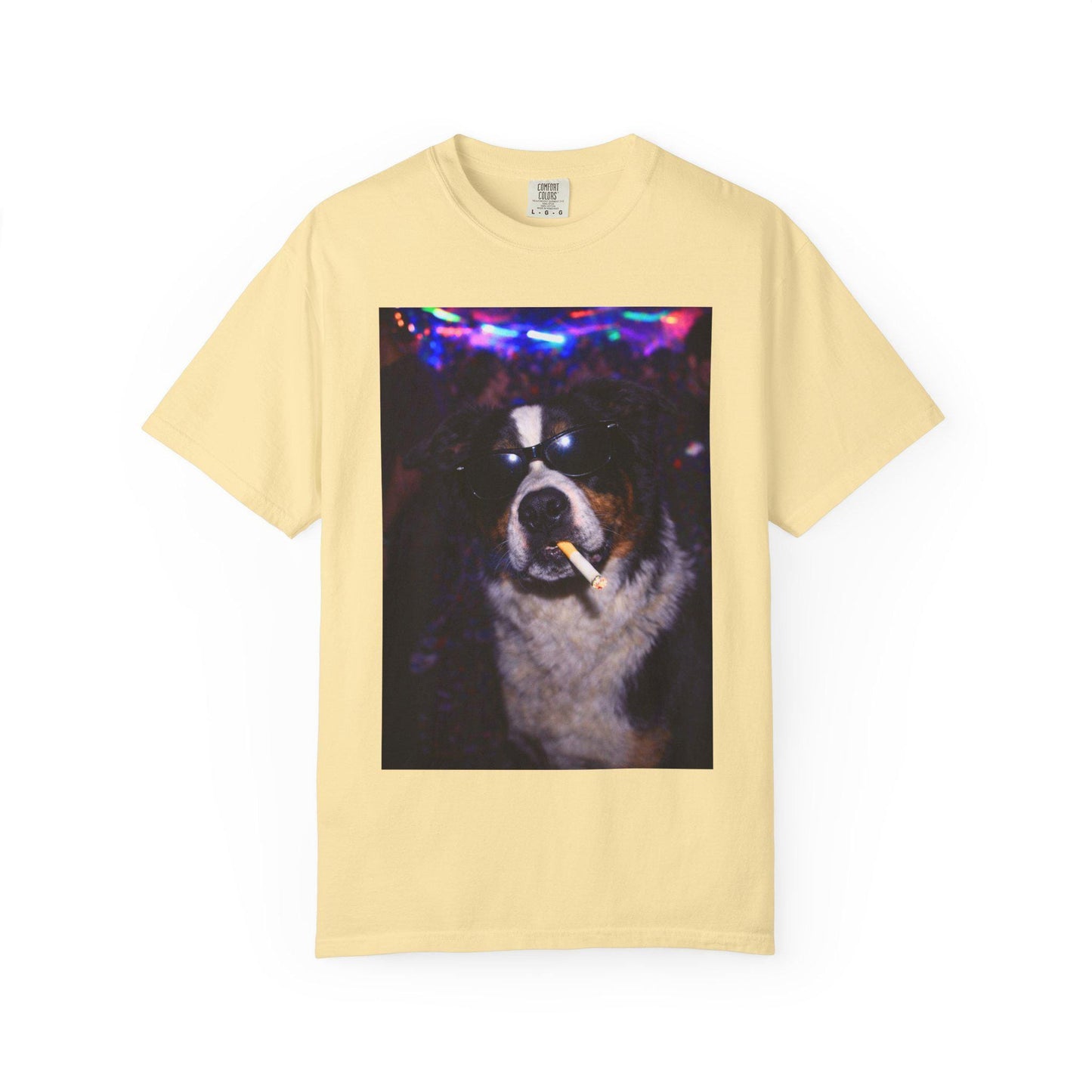 Funny Border Collie Shirt, Hilarious Dogs Smoking Night Club T-Shirt, Party Animal Tee Gift, I Got That Dog In Me y2k Rave Tshirt
