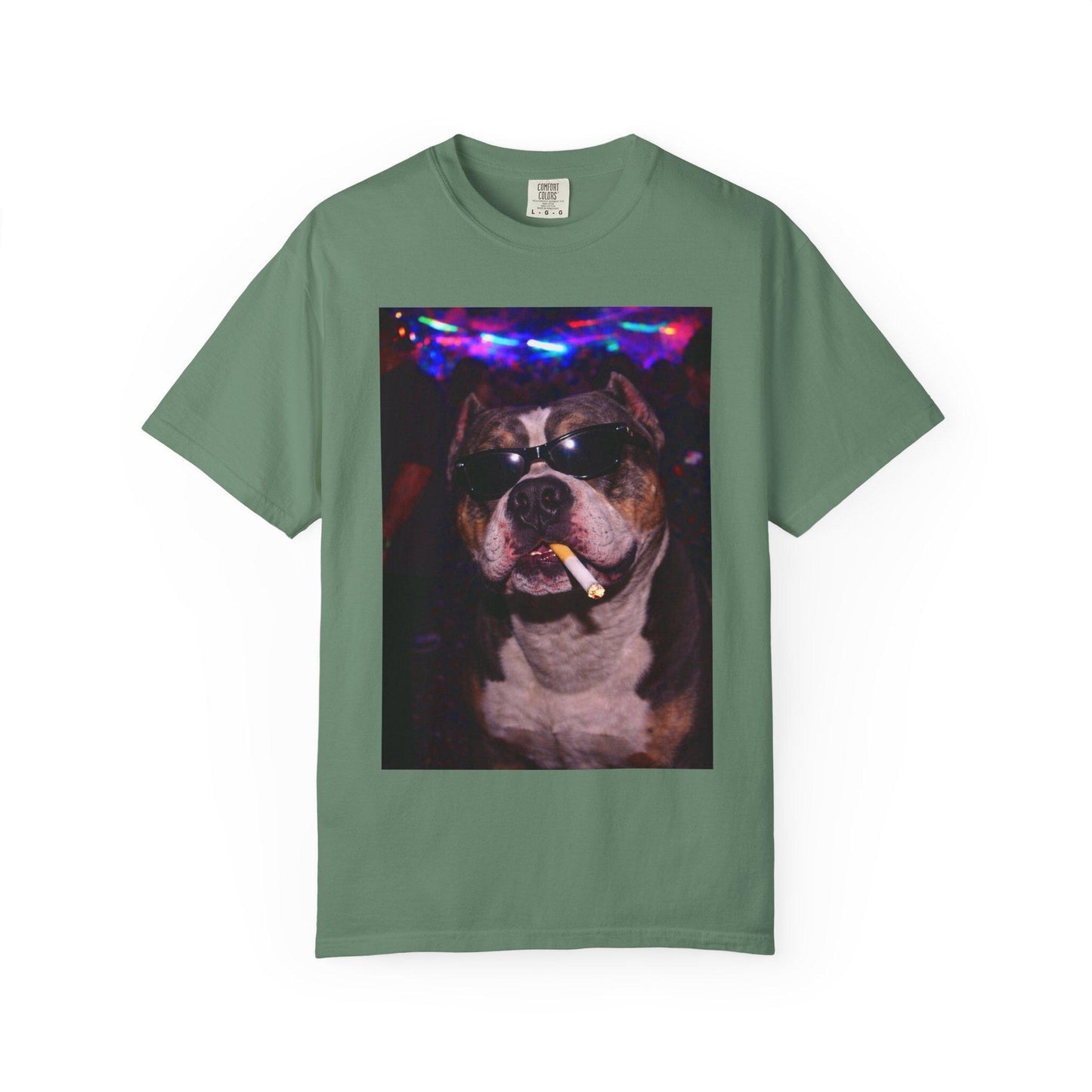 Funny American Bully Shirt, Hilarious Dogs Smoking Night Club T-Shirt, Party Animal Tee Gift, I Got That Dog In Me y2k Rave Tshirt