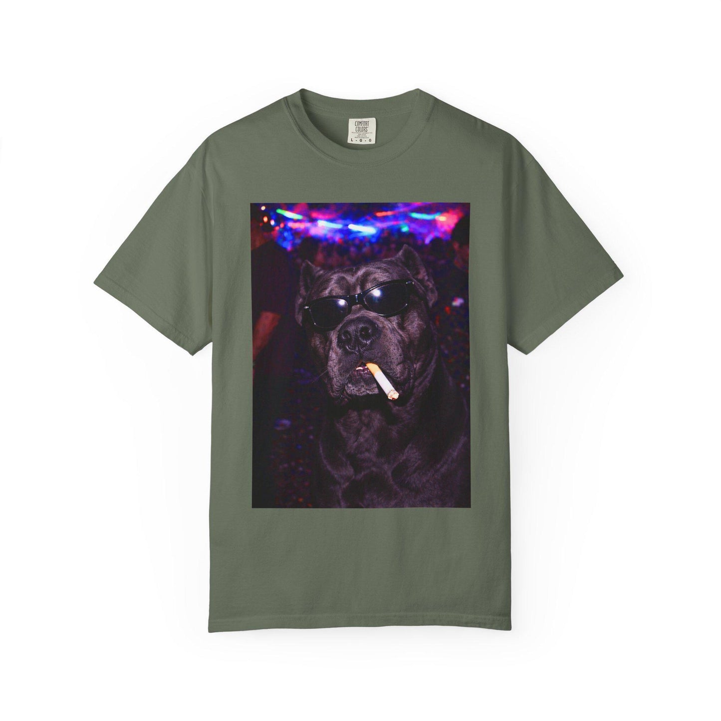 Funny Cane Corso Shirt, Hilarious Dogs Smoking Night Club T-Shirt, Party Animal Tee Gift, I Got That Dog In Me y2k Rave Tshirt