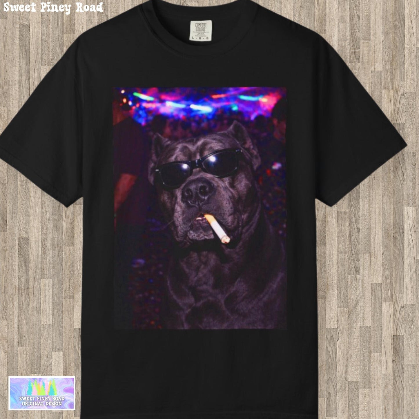 Funny Cane Corso Shirt, Hilarious Dogs Smoking Night Club T-Shirt, Party Animal Tee Gift, I Got That Dog In Me y2k Rave Tshirt
