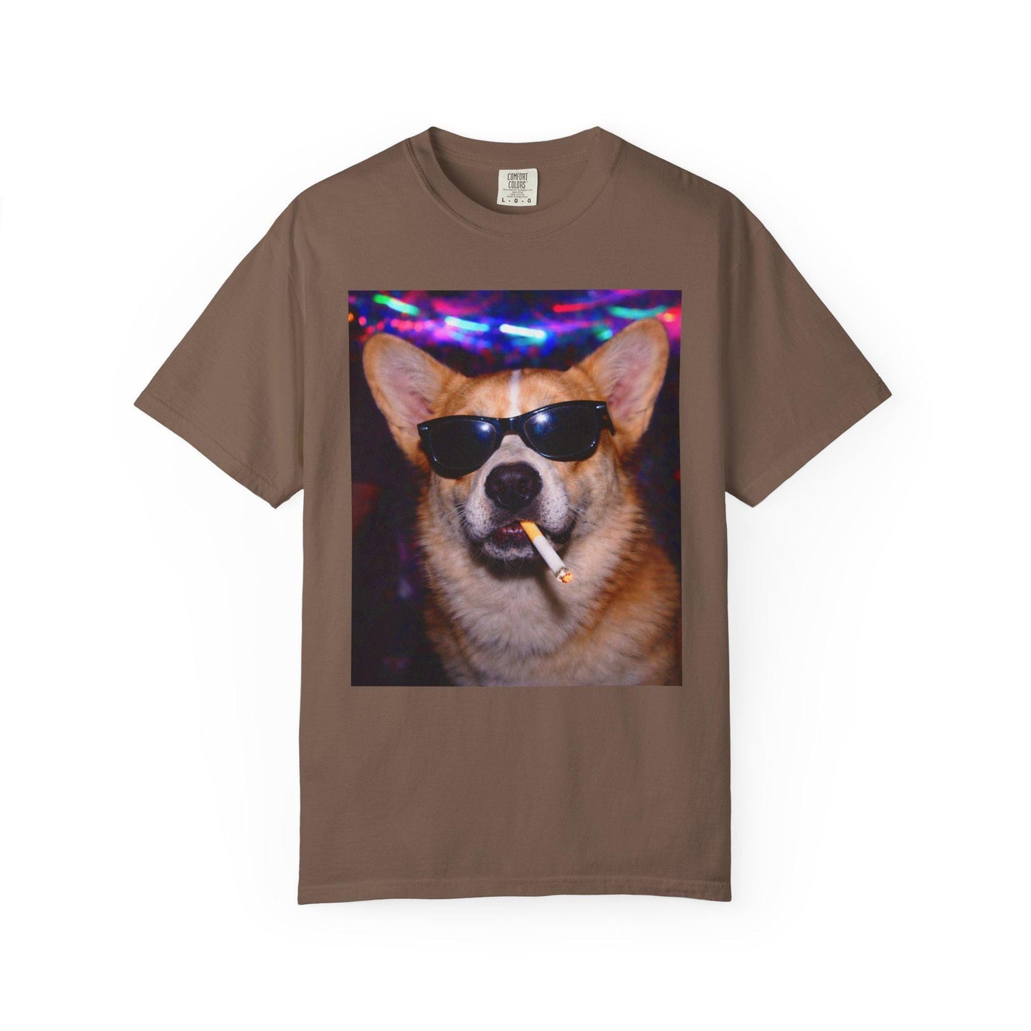 Funny Corgi Shirt, Hilarious Dogs Smoking Night Club T-Shirt, Party Animal Tee Gift, I Got That Dog In Me y2k Rave Themed Tshirt
