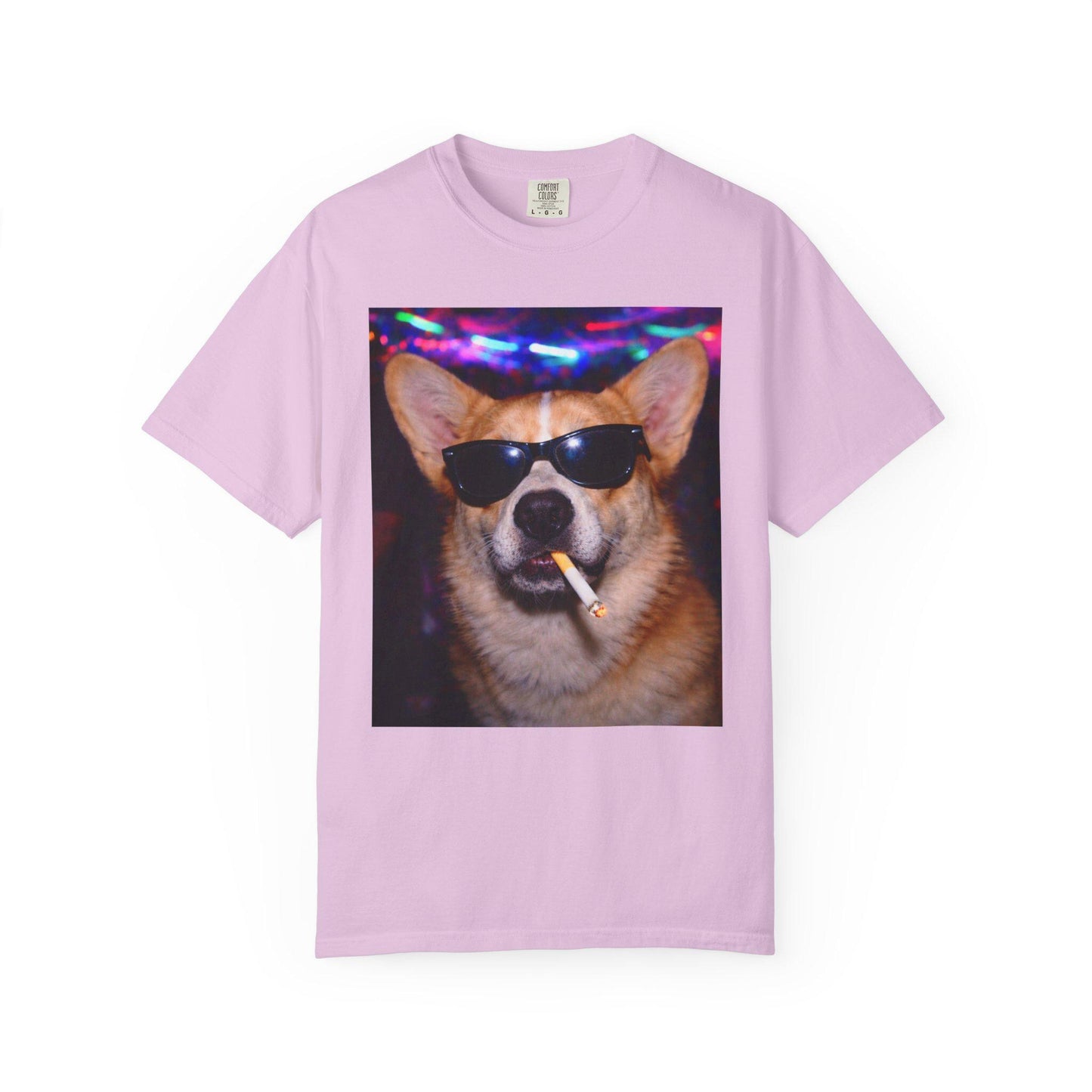 Funny Corgi Shirt, Hilarious Dogs Smoking Night Club T-Shirt, Party Animal Tee Gift, I Got That Dog In Me y2k Rave Themed Tshirt