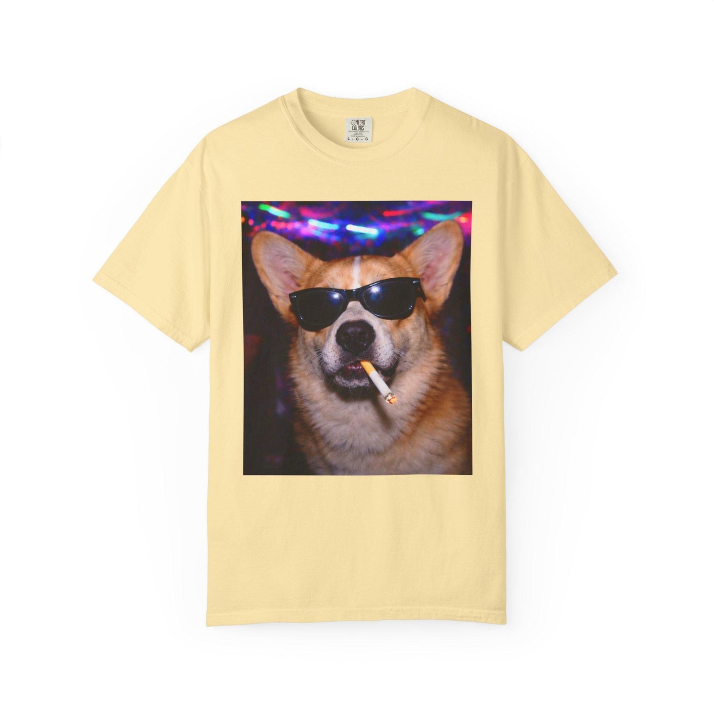 Funny Corgi Shirt, Hilarious Dogs Smoking Night Club T-Shirt, Party Animal Tee Gift, I Got That Dog In Me y2k Rave Themed Tshirt