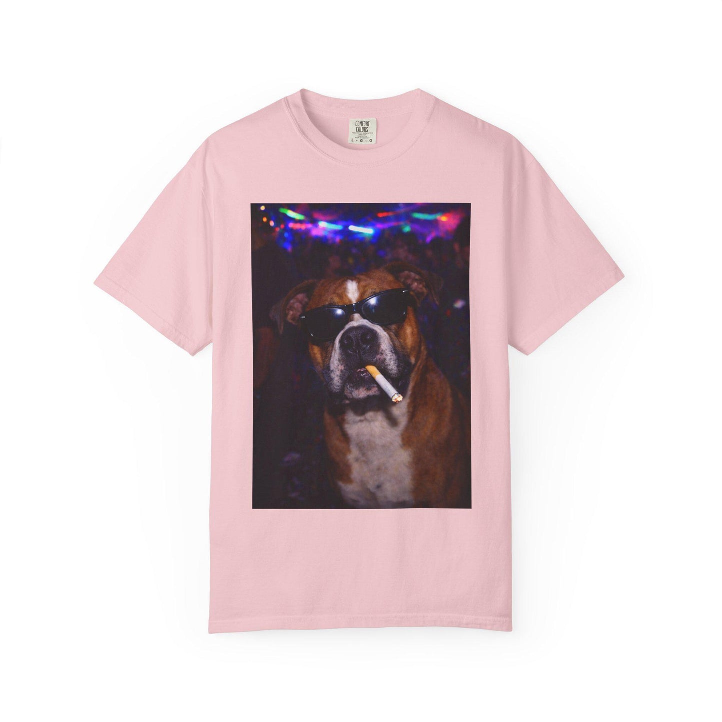 Funny Boxer Shirt, Hilarious Dogs Smoking Night Club T-Shirt, Party Animal Tee Gift, I Got That Dog In Me y2k Rave Themed Tshirt