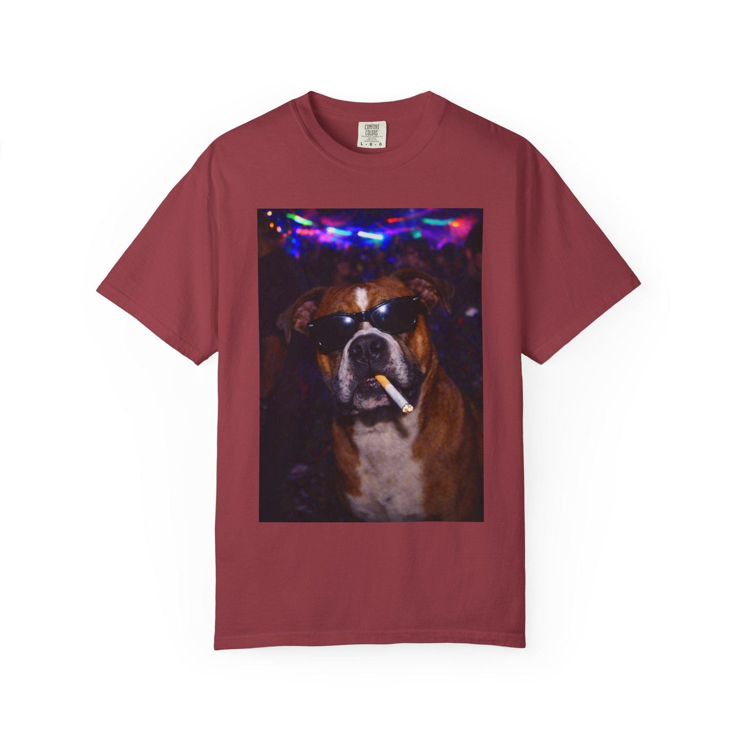 Funny Boxer Shirt, Hilarious Dogs Smoking Night Club T-Shirt, Party Animal Tee Gift, I Got That Dog In Me y2k Rave Themed Tshirt