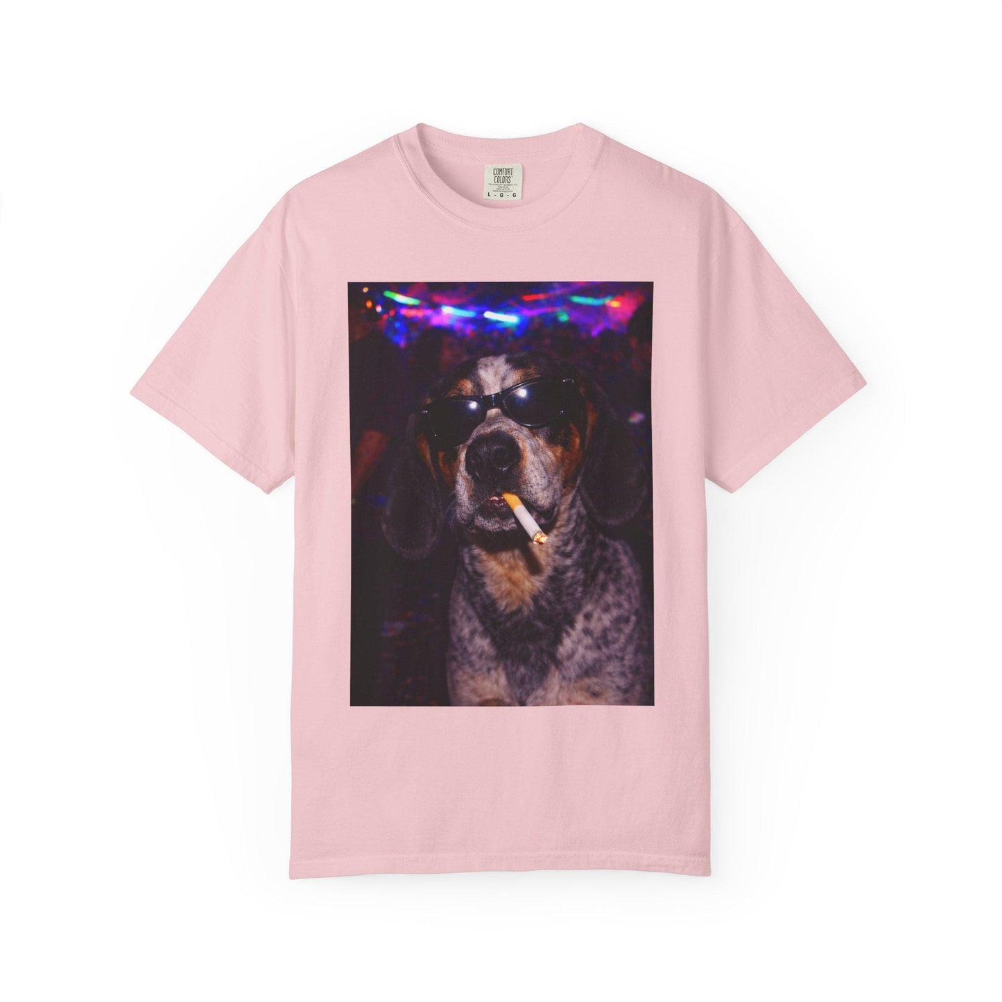 Funny Coonhound Shirt, Hilarious Blue Tick Dogs Smoking Night Club T-Shirt, Party Animal Tee Gift, I Got That Dog In Me y2k Rave Tshirt