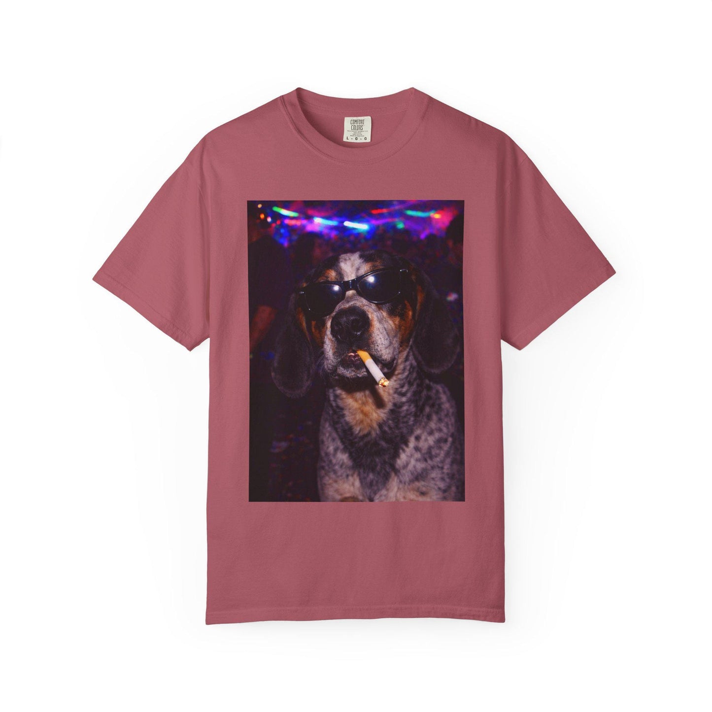 Funny Coonhound Shirt, Hilarious Blue Tick Dogs Smoking Night Club T-Shirt, Party Animal Tee Gift, I Got That Dog In Me y2k Rave Tshirt