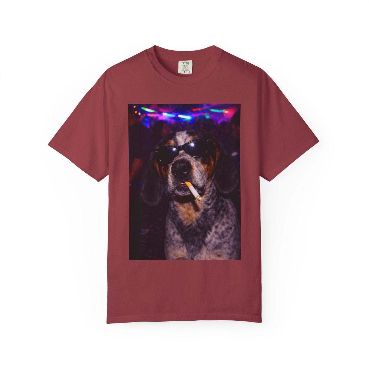 Funny Coonhound Shirt, Hilarious Blue Tick Dogs Smoking Night Club T-Shirt, Party Animal Tee Gift, I Got That Dog In Me y2k Rave Tshirt