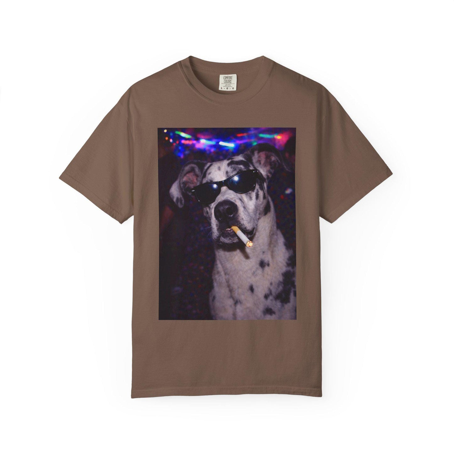 Funny Great Dane Shirt, Hilarious Dogs Smoking Night Club T-Shirt, Party Animal Tee Gift, I Got That Dog In Me y2k Rave Themed Tshirt