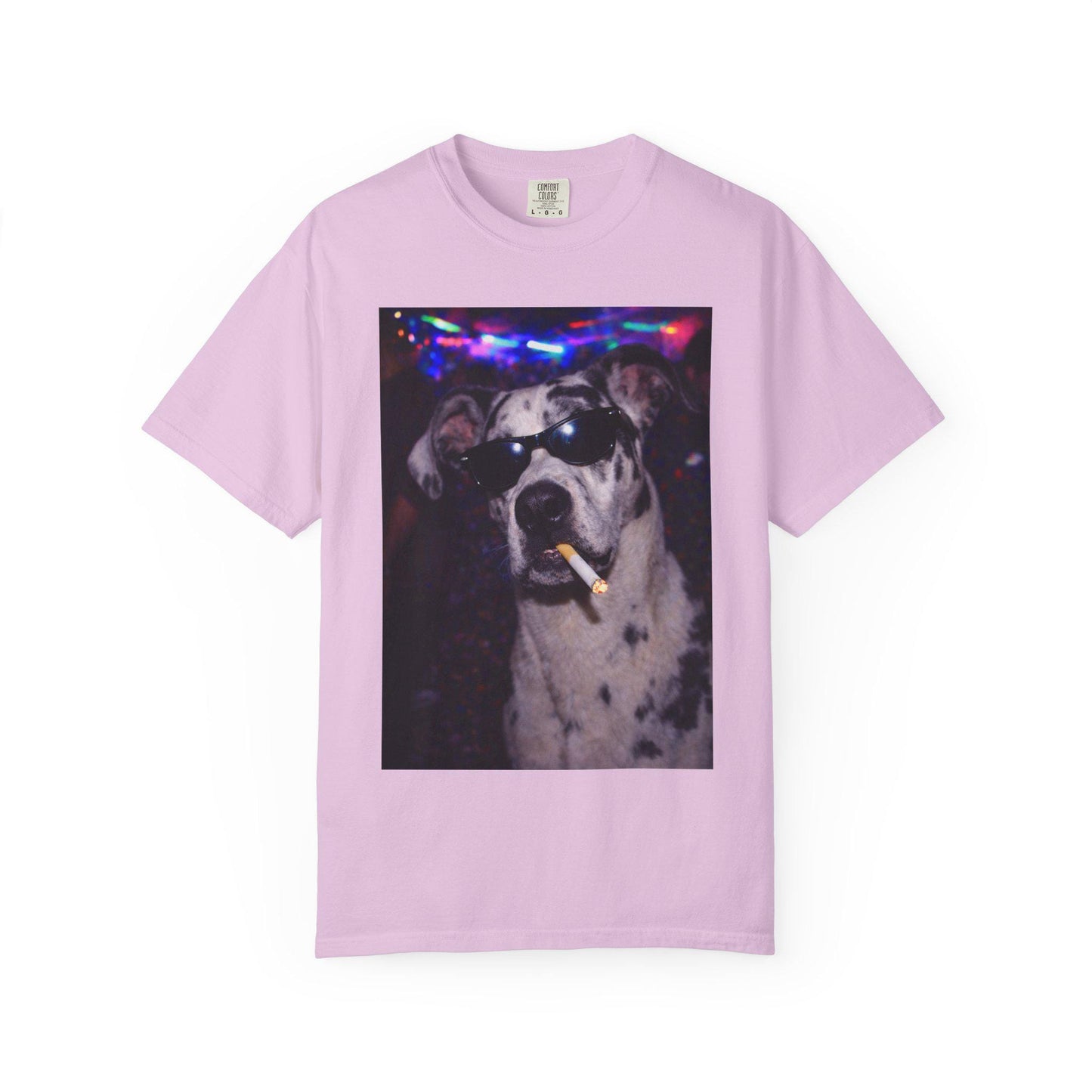 Funny Great Dane Shirt, Hilarious Dogs Smoking Night Club T-Shirt, Party Animal Tee Gift, I Got That Dog In Me y2k Rave Themed Tshirt