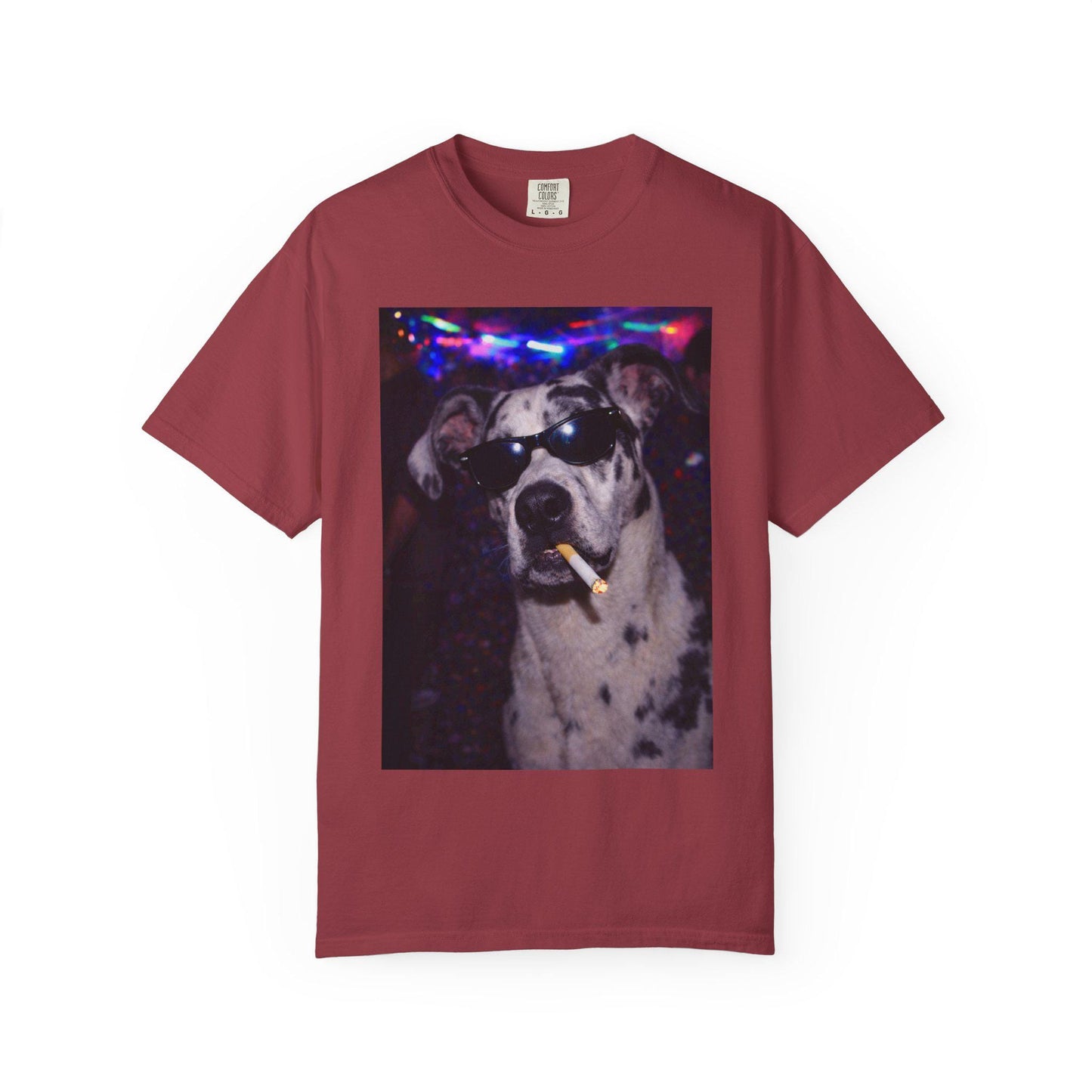 Funny Great Dane Shirt, Hilarious Dogs Smoking Night Club T-Shirt, Party Animal Tee Gift, I Got That Dog In Me y2k Rave Themed Tshirt