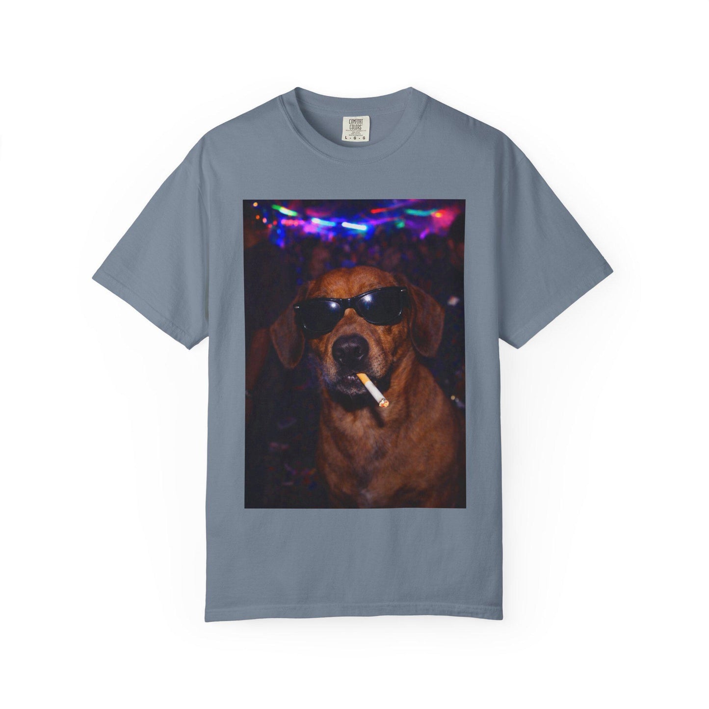 Funny Dachshund Shirt, Hilarious Dogs Smoking Night Club T-Shirt, Party Animal Tee Gift, I Got That Dog In Me y2k Rave Themed Tshirt