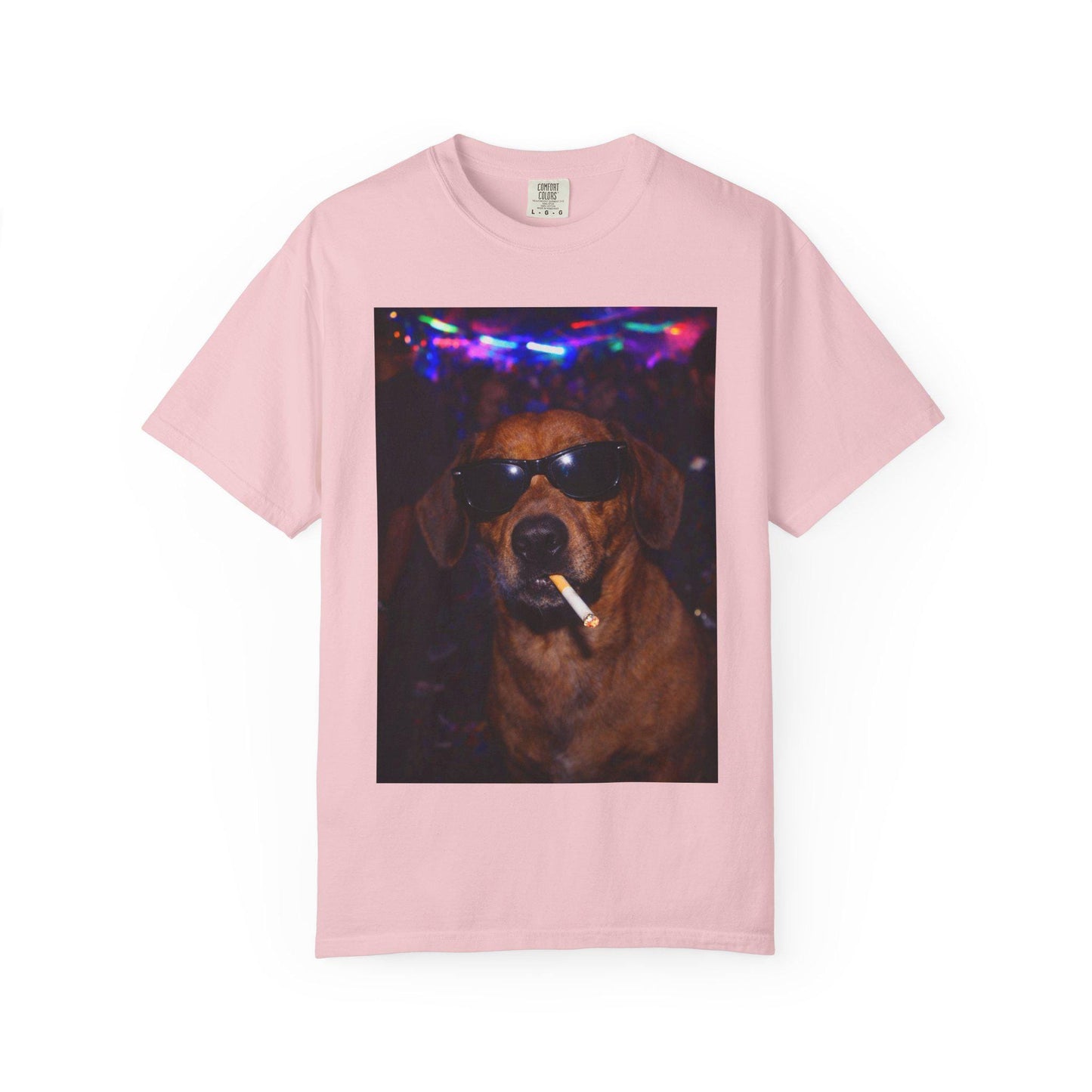 Funny Dachshund Shirt, Hilarious Dogs Smoking Night Club T-Shirt, Party Animal Tee Gift, I Got That Dog In Me y2k Rave Themed Tshirt