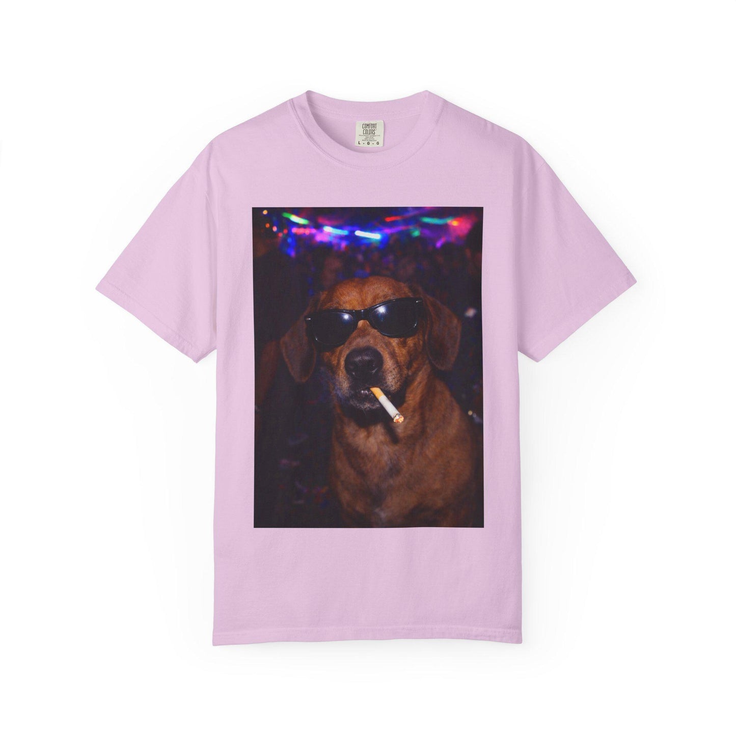 Funny Dachshund Shirt, Hilarious Dogs Smoking Night Club T-Shirt, Party Animal Tee Gift, I Got That Dog In Me y2k Rave Themed Tshirt