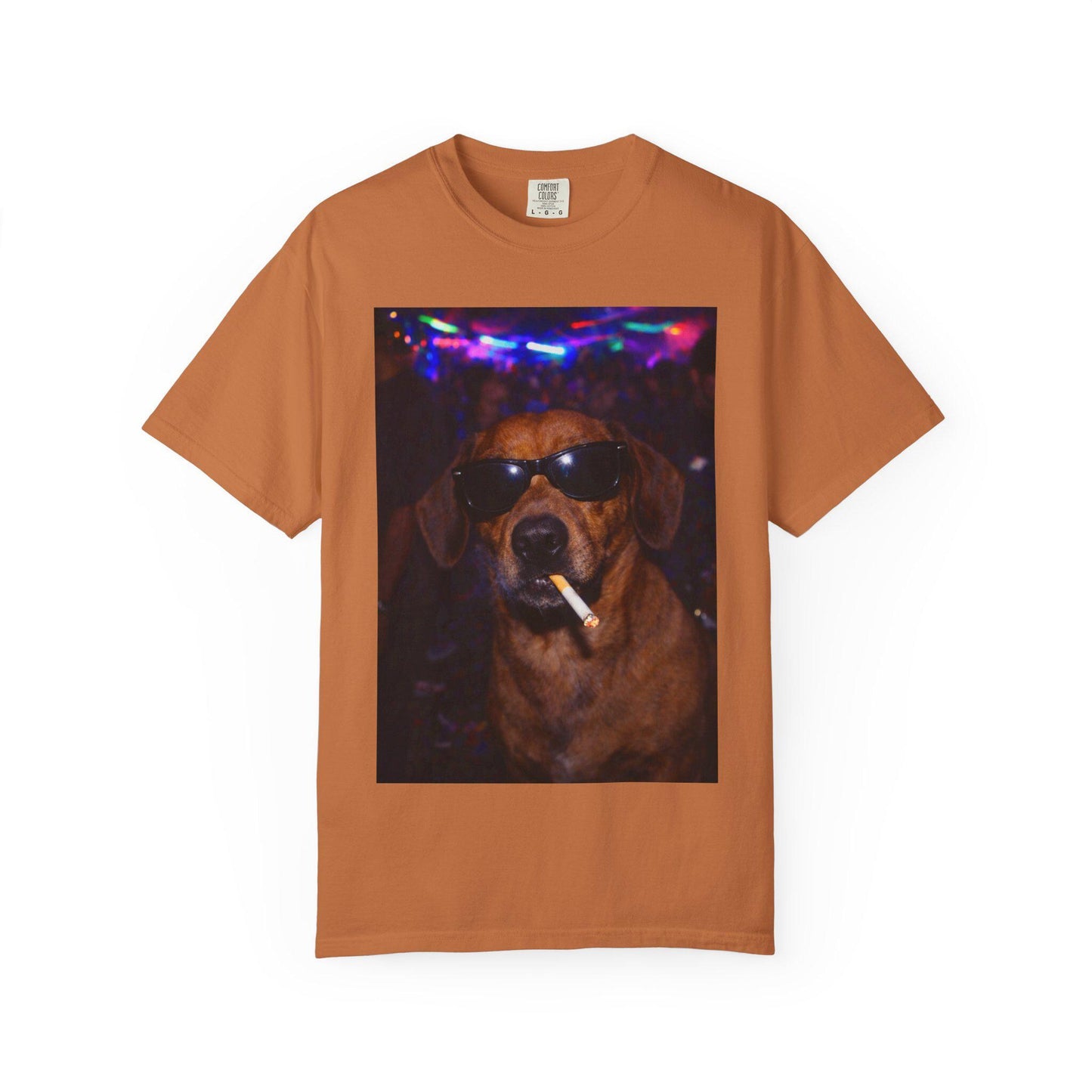 Funny Dachshund Shirt, Hilarious Dogs Smoking Night Club T-Shirt, Party Animal Tee Gift, I Got That Dog In Me y2k Rave Themed Tshirt