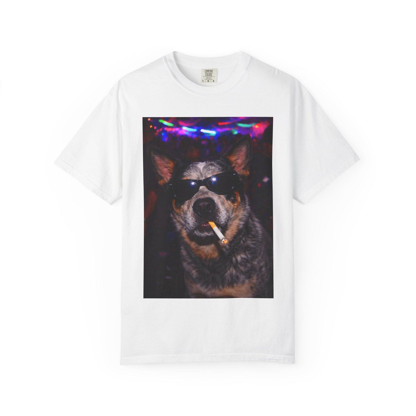 Funny Australian Cattle Dog Shirt, Blue Heeler Dogs Smoking Night Club T-Shirt, Party Animal Tee Gift, I Got That Dog In Me y2k Rave Tshirt