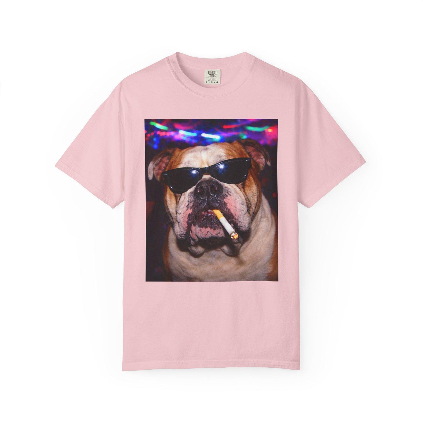 Funny English Bulldog Shirt, Hilarious Bully Dogs Smoking Night Club T-Shirt, Party Animal Tee Gift, I Got That Dog In Me y2k Rave Tshirt