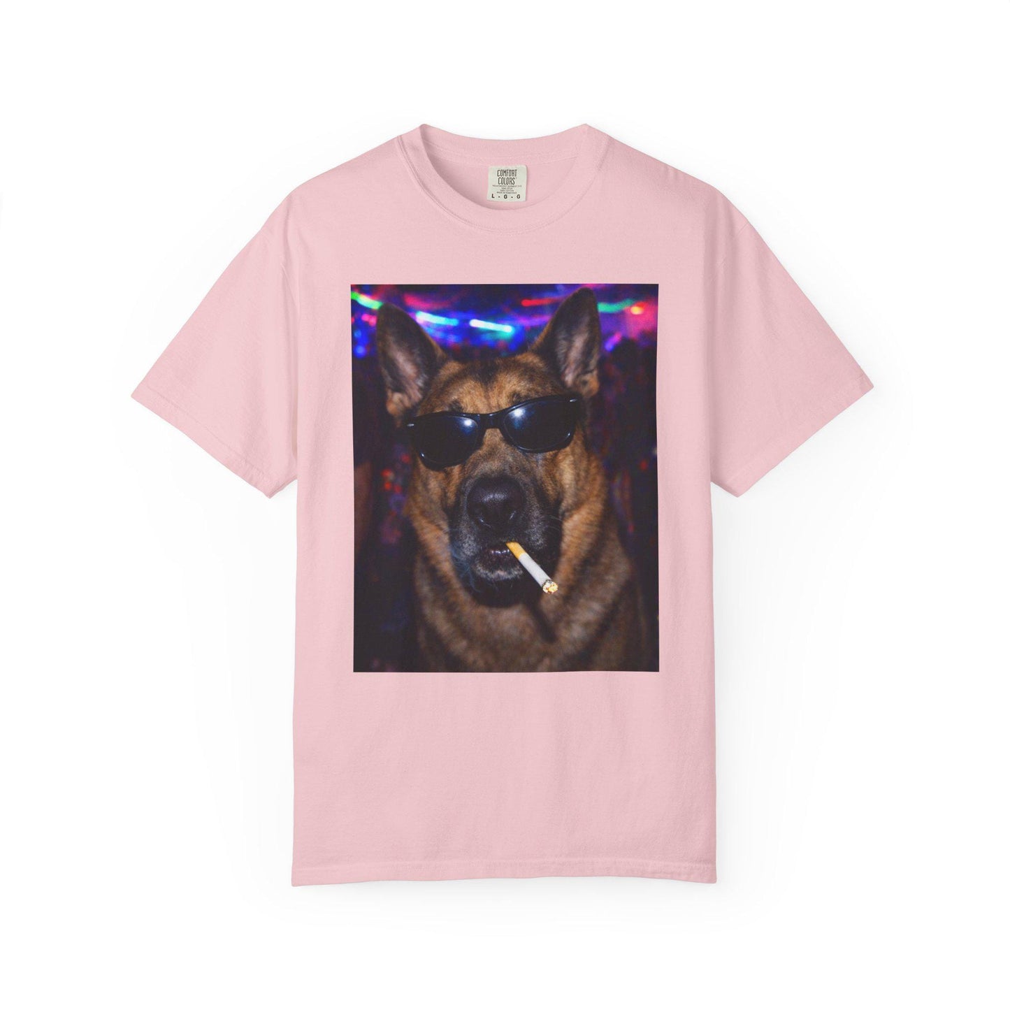 Funny German Shepherd Shirt, Hilarious Dogs Smoking Night Club T-Shirt, Party Animal Tee Gift, I Got That Dog In Me y2k Rave Tshirt