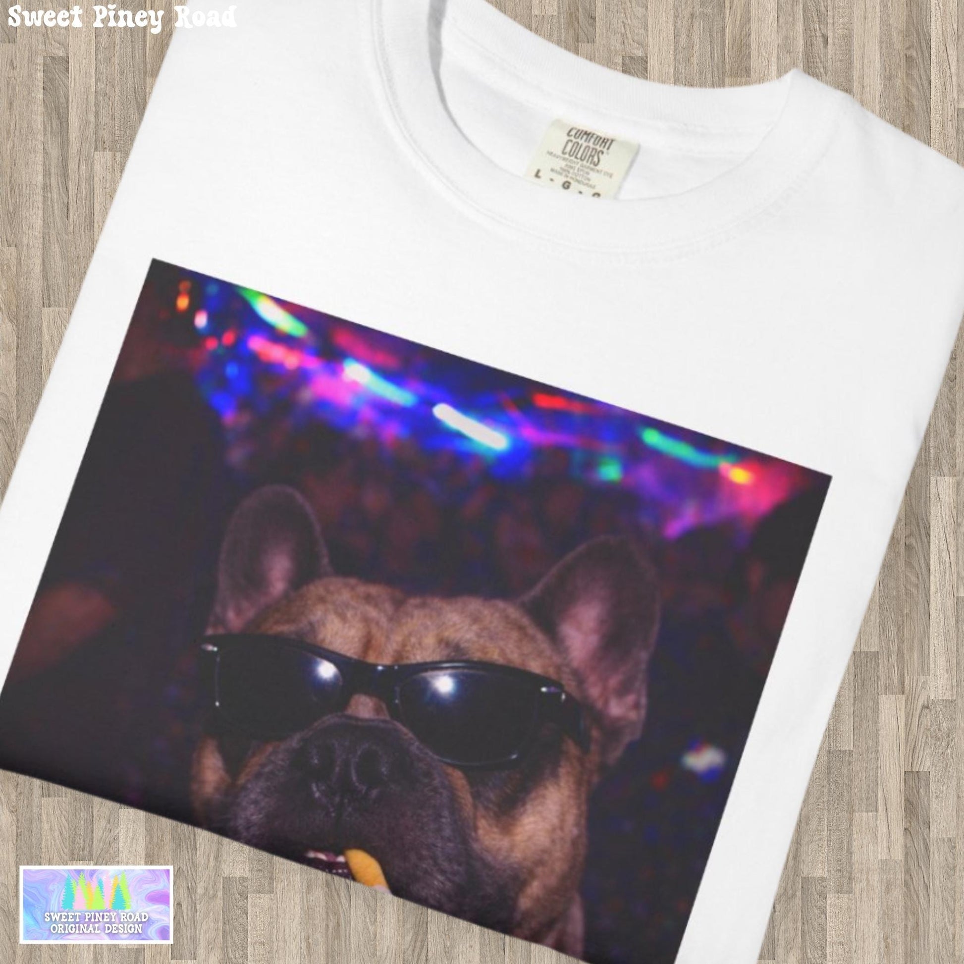 Funny French Bulldog Shirt, Hilarious Frenchie Dogs Smoking Night Club T-Shirt, Party Animal Tee Gift, I Got That Dog In Me y2k Rave Tshirt