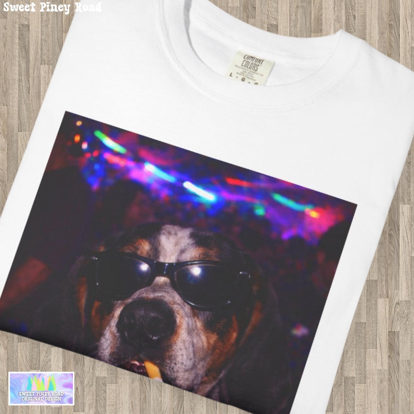 Funny Coonhound Shirt, Hilarious Blue Tick Dogs Smoking Night Club T-Shirt, Party Animal Tee Gift, I Got That Dog In Me y2k Rave Tshirt
