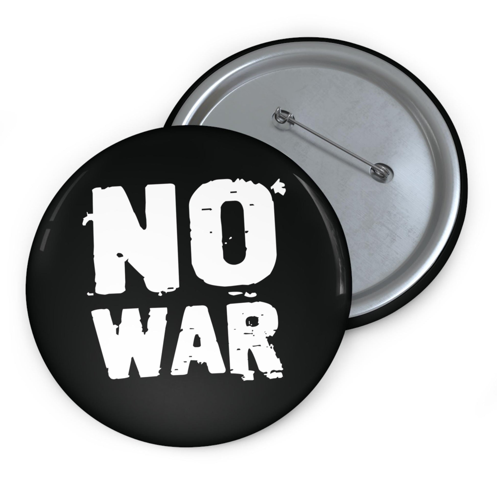 No War Button Pin, FDT Anti MAGA Anti-Trump Pinback, Protest Buttons, Protect Our Troops, Fight Fascism, Eat The Rich Peace Gift