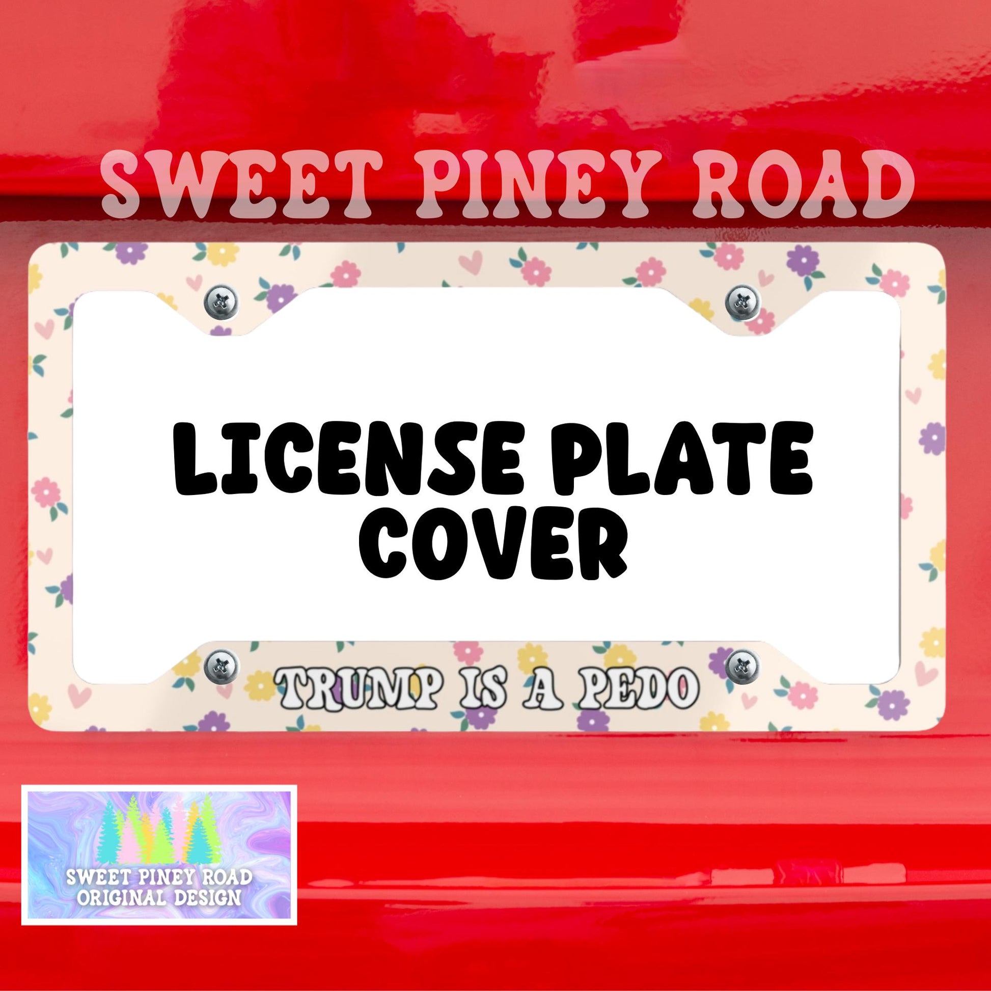 FDT License Plate Frame, Trump Is A Pedo Car Accessory, Anti-MAGA Liberal Vehicle Accessories, Protest Fascism, Release The Files