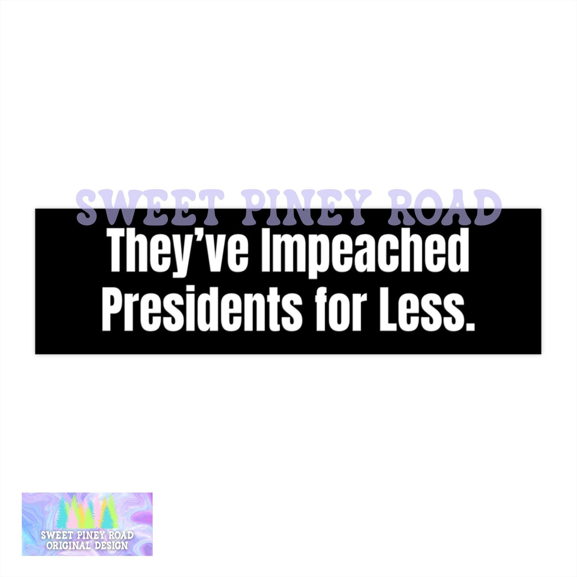 Impeach Trump Car Magnet, FDT Bumper Sticker, Anti-MAGA Vehicle Decal, Gift for Democrat, Protest Rally Merch