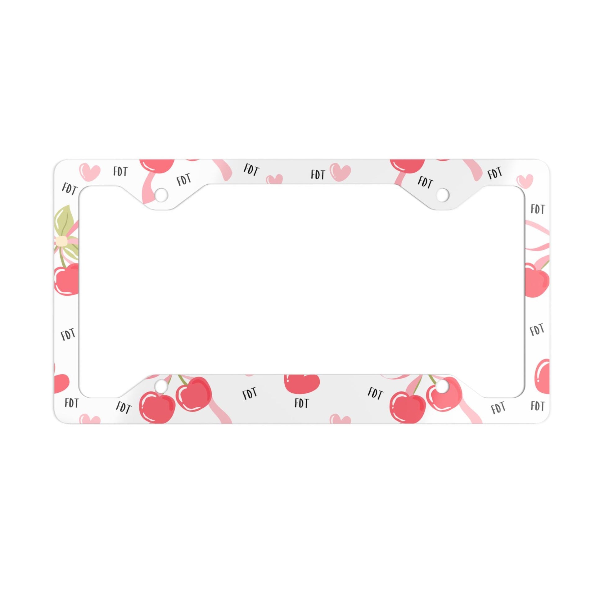 FDT Cherries License Plate Frame, Trump Is A Pedo Car Accessory, Anti-MAGA Liberal Vehicle Accessories, Protest Fascism, Release The Files