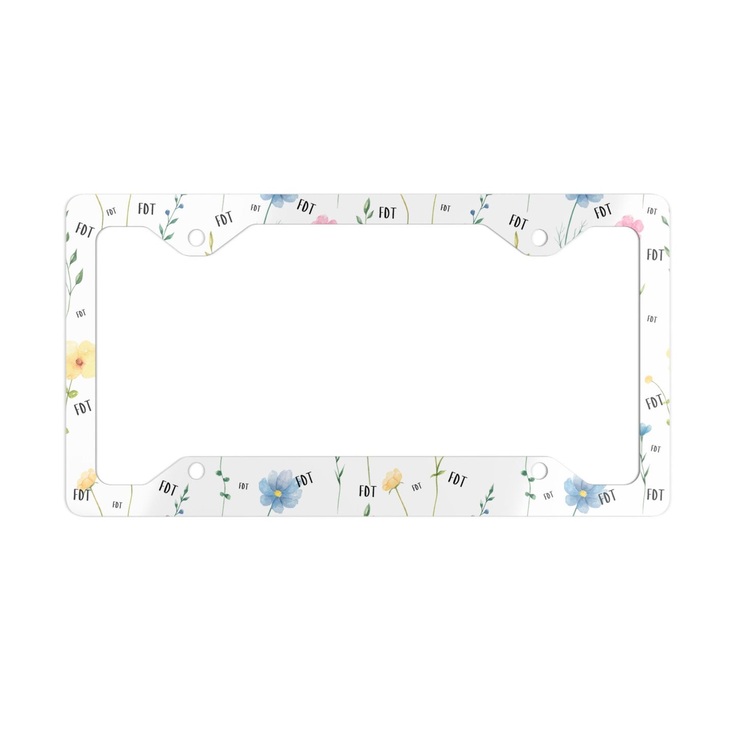 FDT Flowers License Plate Frame, Trump Is A Pedo Car Accessory, Anti-MAGA Liberal Vehicle Accessories, Protest Fascism, Release The Files