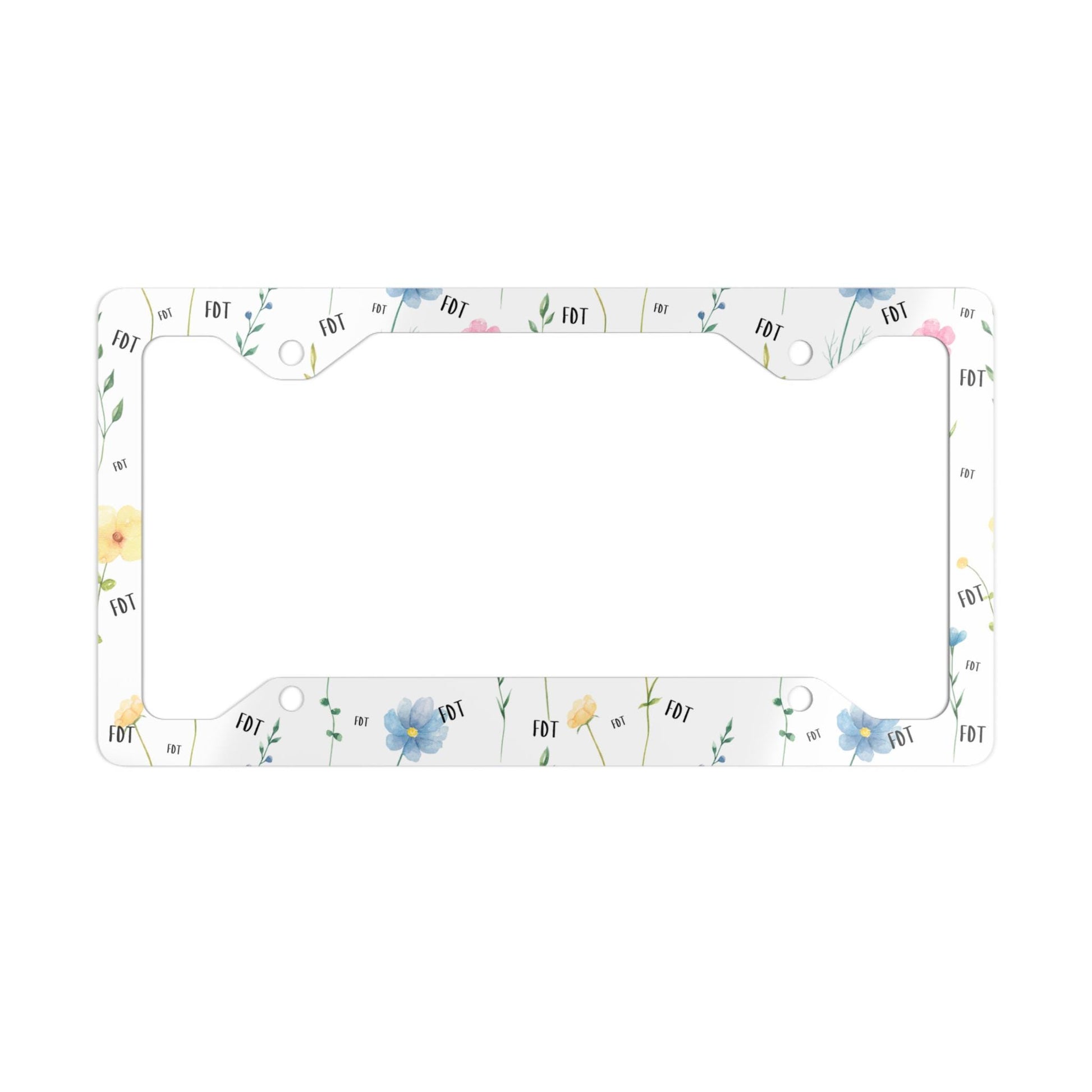 FDT Flowers License Plate Frame, Trump Is A Pedo Car Accessory, Anti-MAGA Liberal Vehicle Accessories, Protest Fascism, Release The Files