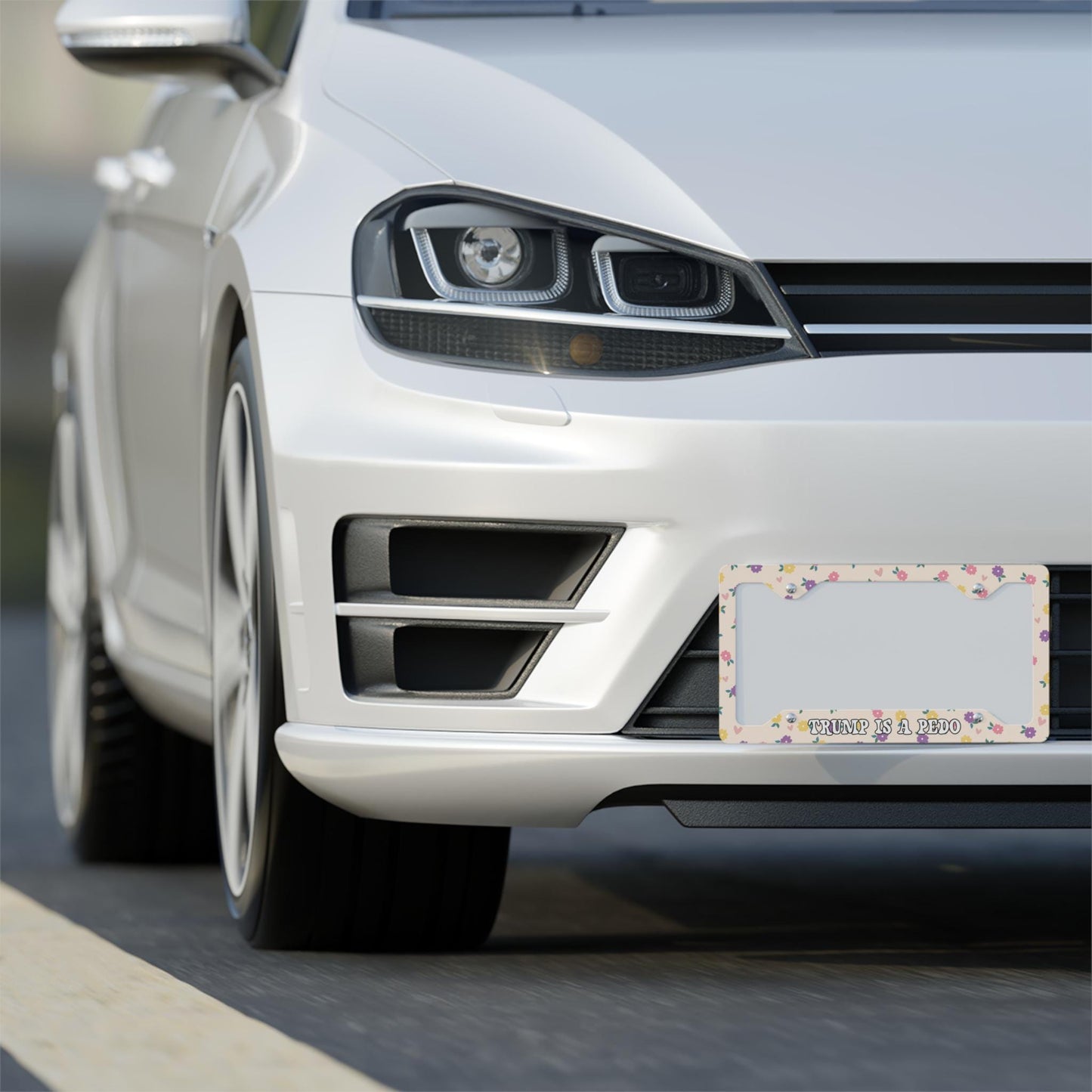 FDT License Plate Frame, Trump Is A Pedo Car Accessory, Anti-MAGA Liberal Vehicle Accessories, Protest Fascism, Release The Files