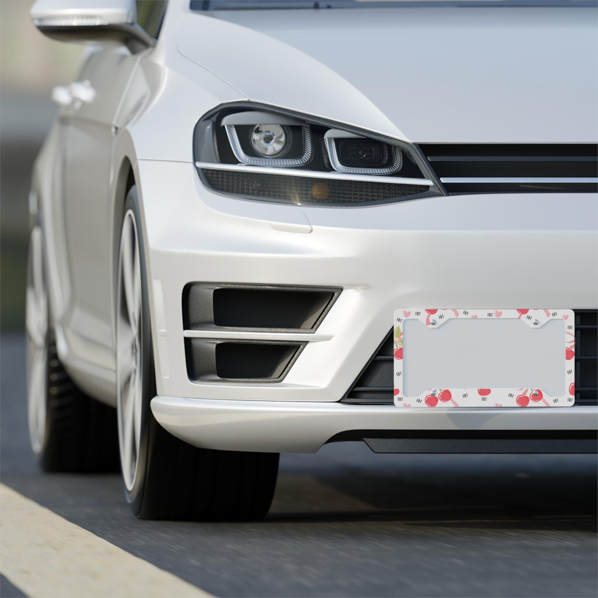 FDT Cherries License Plate Frame, Trump Is A Pedo Car Accessory, Anti-MAGA Liberal Vehicle Accessories, Protest Fascism, Release The Files