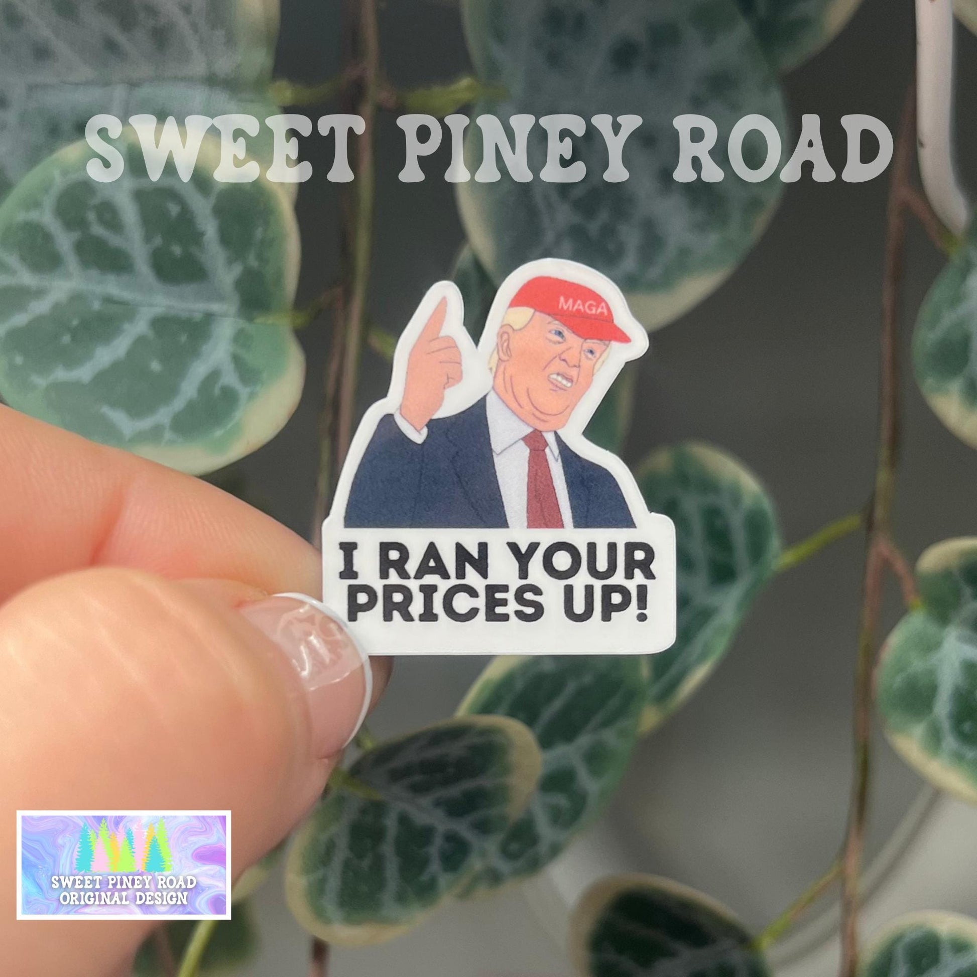 100 pc Iran Your Gas Prices Up Sticker, I Did That Trump Sticker, Anti Trump Stickers - Trump Inflation Sticker Pack