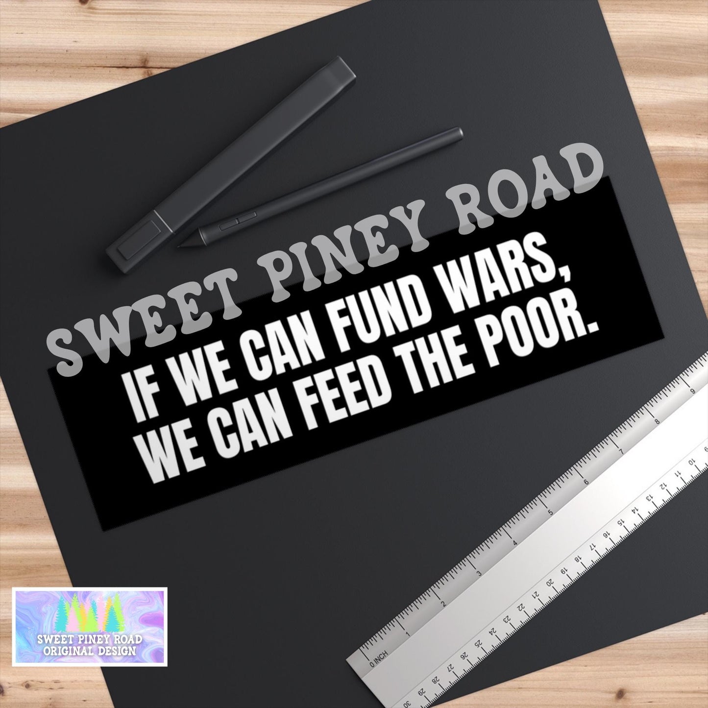 Anti War Car Magnet, FDT Bumper Sticker, Feed The Poor Anti-Capitalism Vehicle Decal, Protect Our Troops In Iran