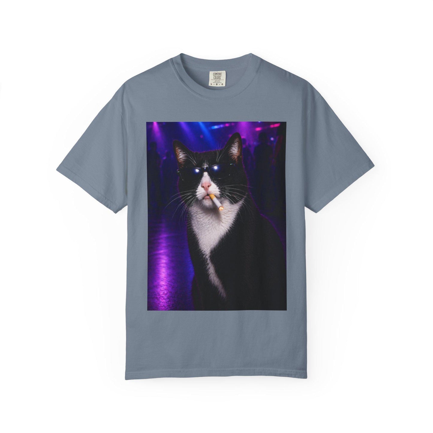 Tuxedo Cat Tshirt, Hilarious Kitty Lover Gag T-Shirt Gift Idea, Tee For Animal Lover, Cats Nightclub Shirt, Animals Doing Human Things