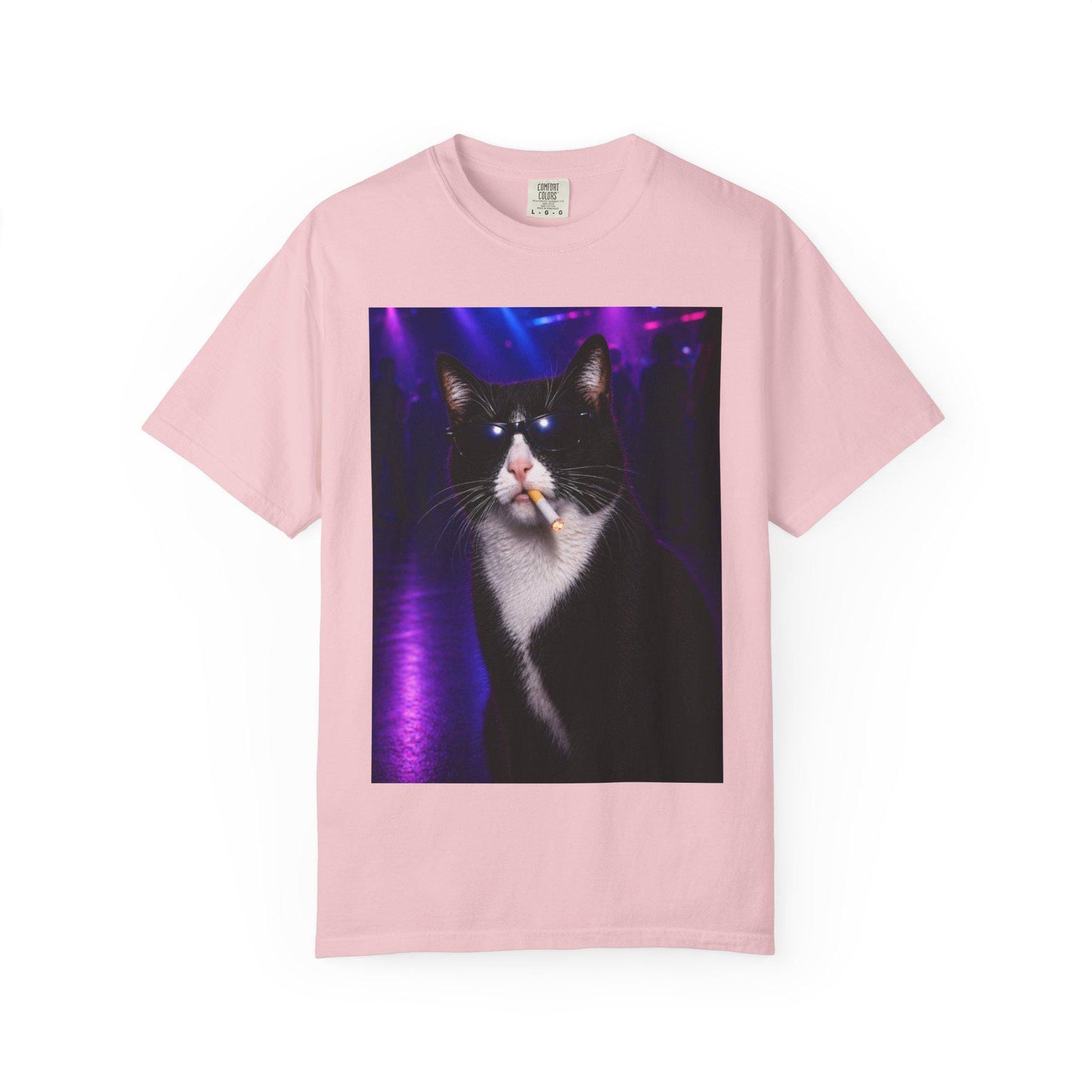 Tuxedo Cat Tshirt, Hilarious Kitty Lover Gag T-Shirt Gift Idea, Tee For Animal Lover, Cats Nightclub Shirt, Animals Doing Human Things