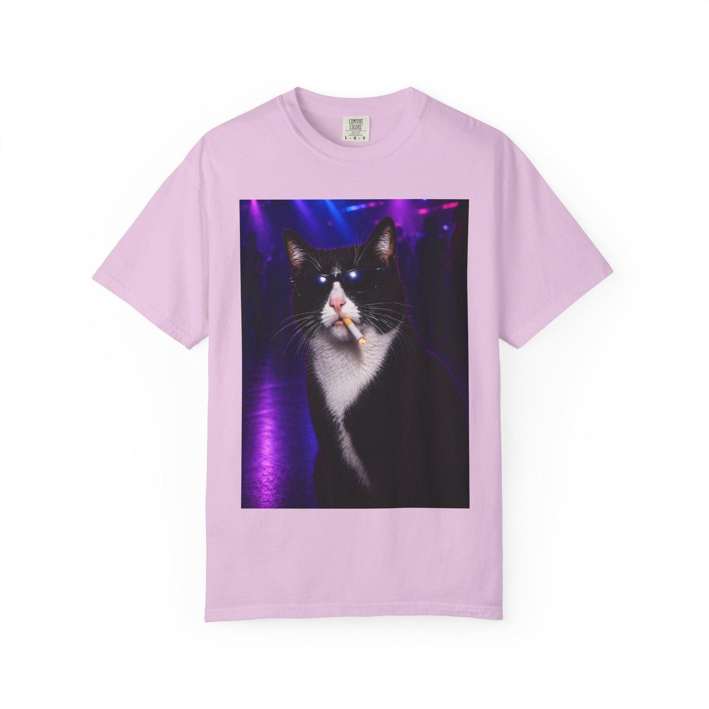 Tuxedo Cat Tshirt, Hilarious Kitty Lover Gag T-Shirt Gift Idea, Tee For Animal Lover, Cats Nightclub Shirt, Animals Doing Human Things