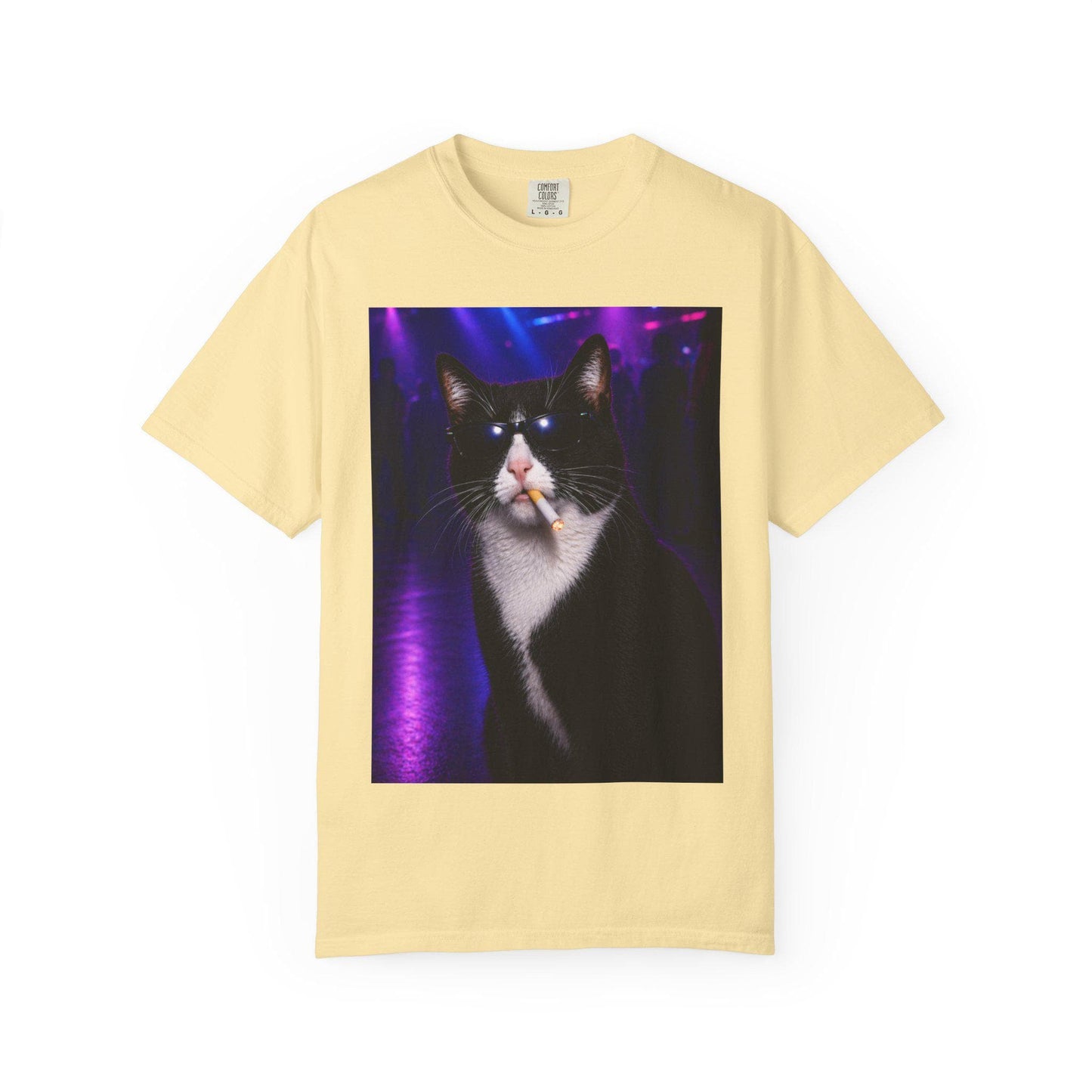 Tuxedo Cat Tshirt, Hilarious Kitty Lover Gag T-Shirt Gift Idea, Tee For Animal Lover, Cats Nightclub Shirt, Animals Doing Human Things