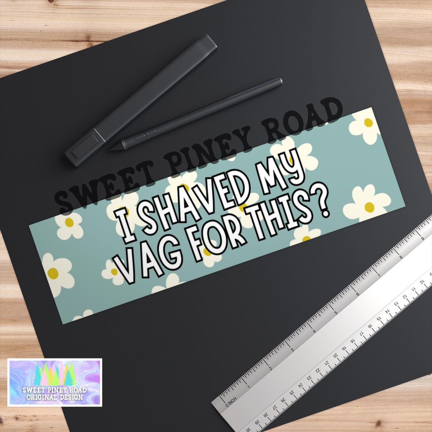I Shaved My Vag For This Car Magnet, Hilarious Gag Gift For Best Friend Wife, Millennial Humor Idea