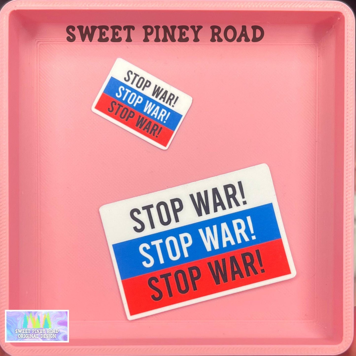Stop War Sticker Pack, Glossy FDT Anti-Trump Stickers, Peaceful Protest Rally Activism Decals, Political Handouts