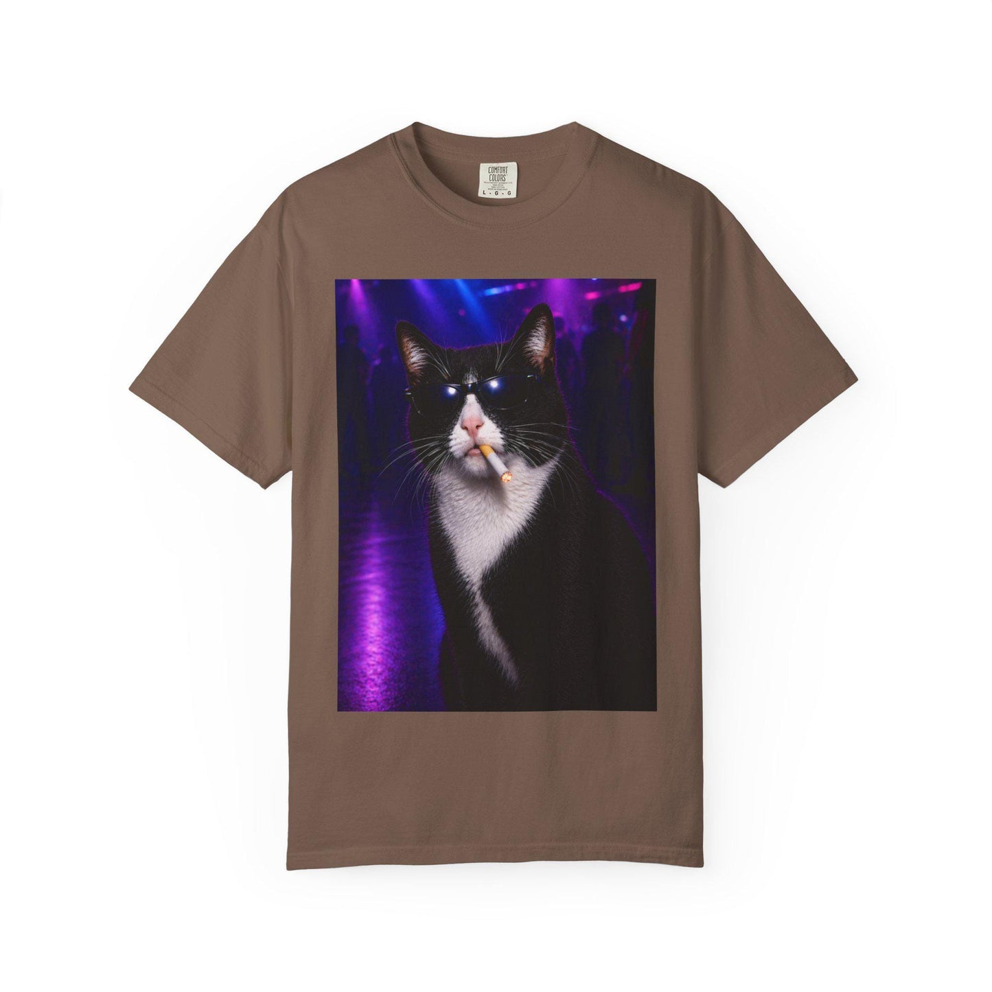 Tuxedo Cat Tshirt, Hilarious Kitty Lover Gag T-Shirt Gift Idea, Tee For Animal Lover, Cats Nightclub Shirt, Animals Doing Human Things