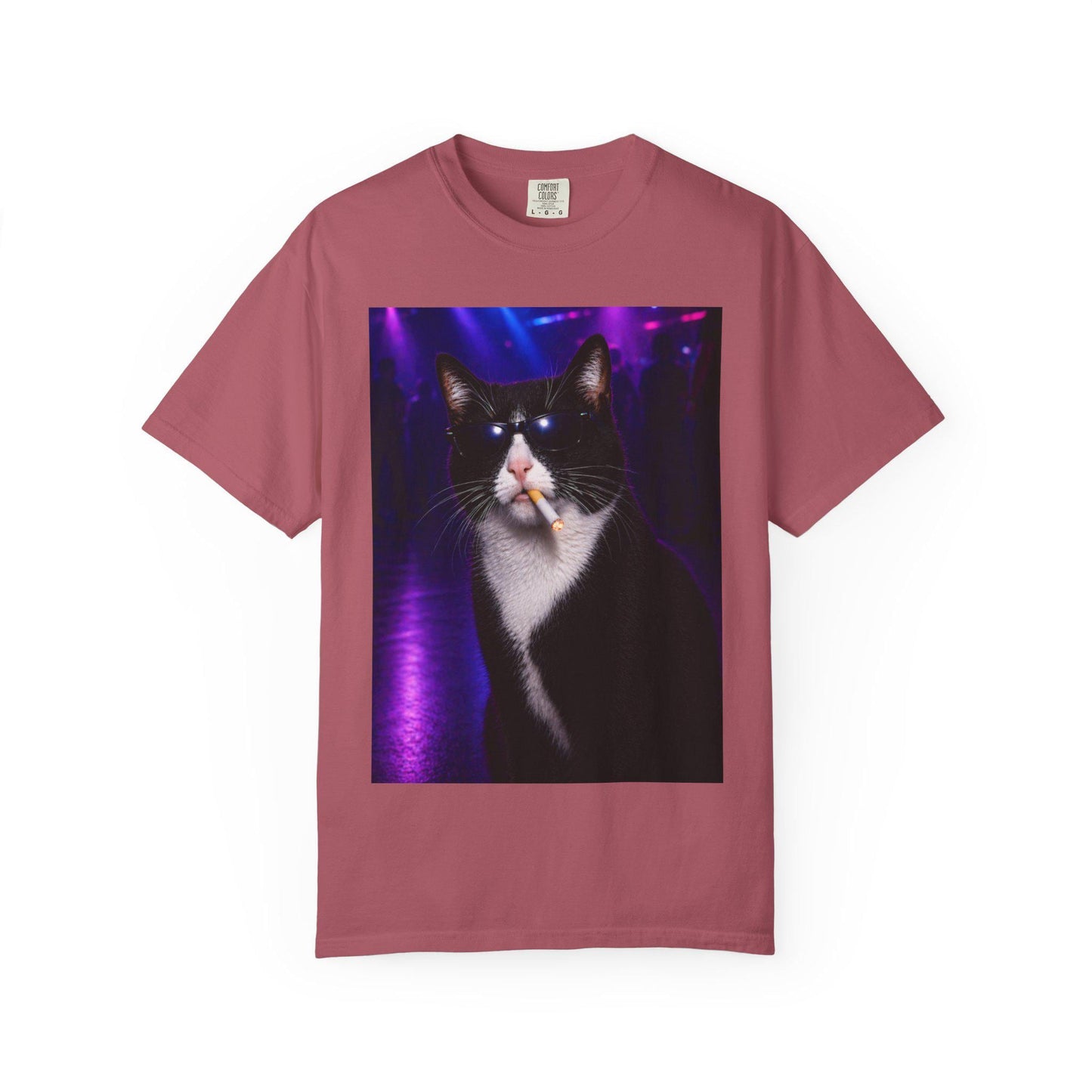 Tuxedo Cat Tshirt, Hilarious Kitty Lover Gag T-Shirt Gift Idea, Tee For Animal Lover, Cats Nightclub Shirt, Animals Doing Human Things