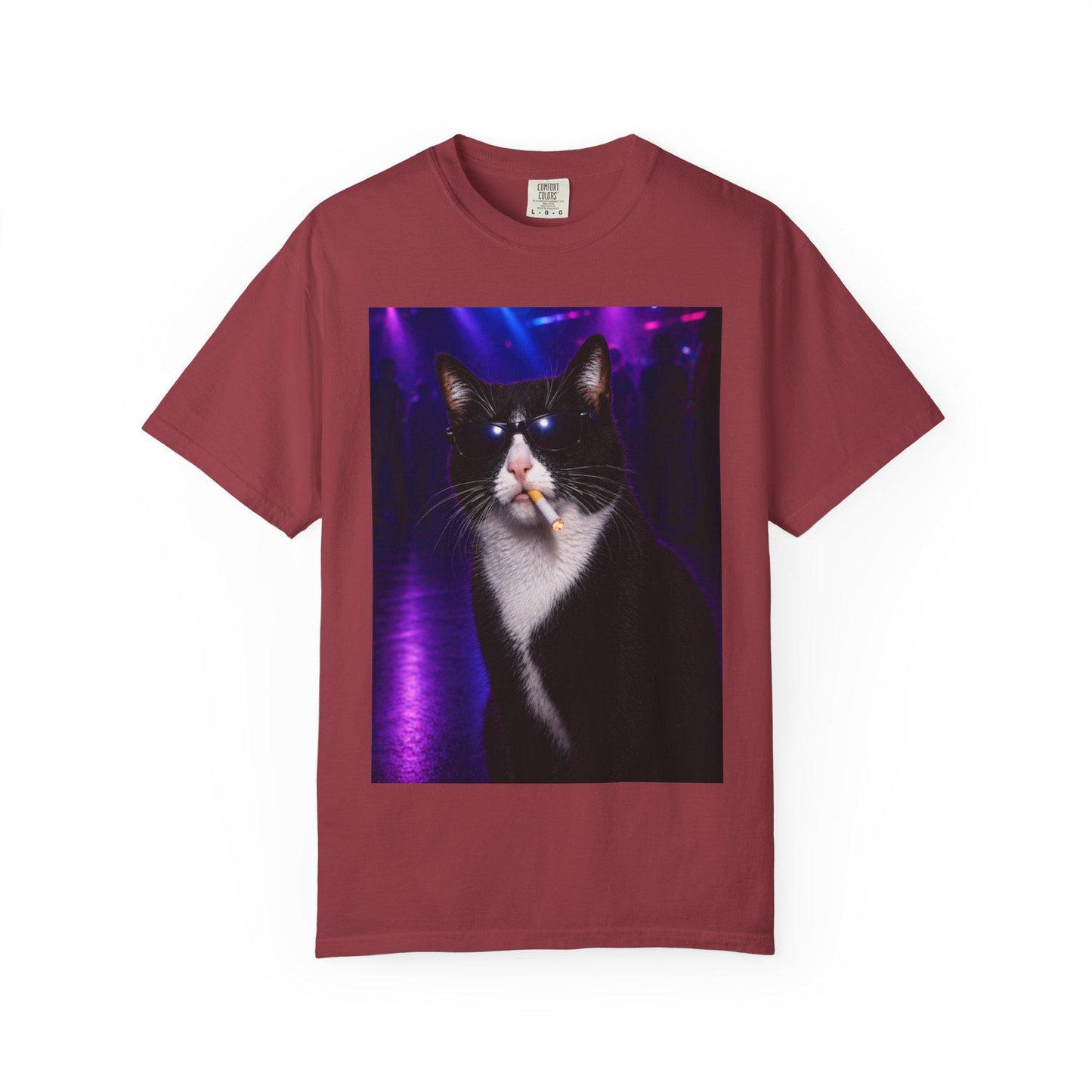 Tuxedo Cat Tshirt, Hilarious Kitty Lover Gag T-Shirt Gift Idea, Tee For Animal Lover, Cats Nightclub Shirt, Animals Doing Human Things