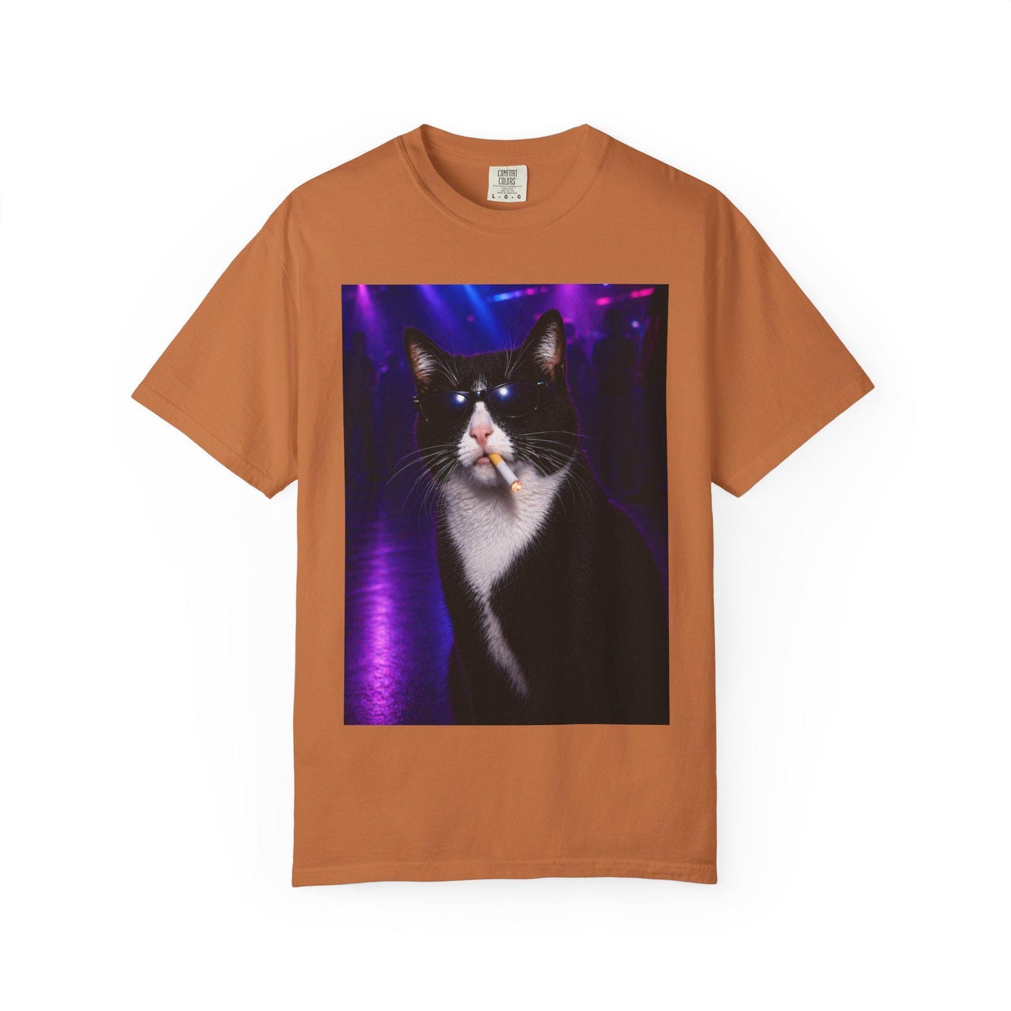 Tuxedo Cat Tshirt, Hilarious Kitty Lover Gag T-Shirt Gift Idea, Tee For Animal Lover, Cats Nightclub Shirt, Animals Doing Human Things